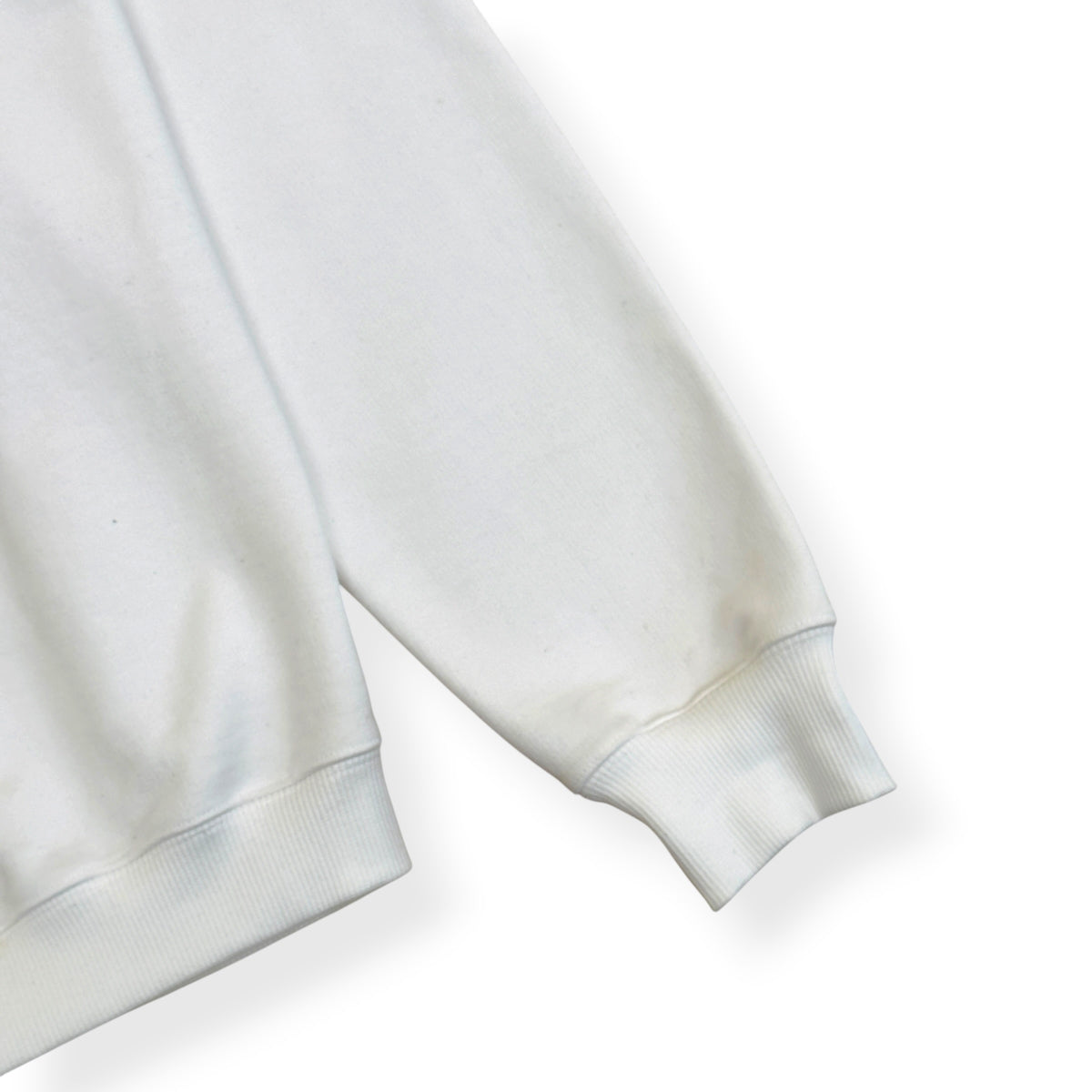 PRADA LOGO SWEATSHIRT WHITE L