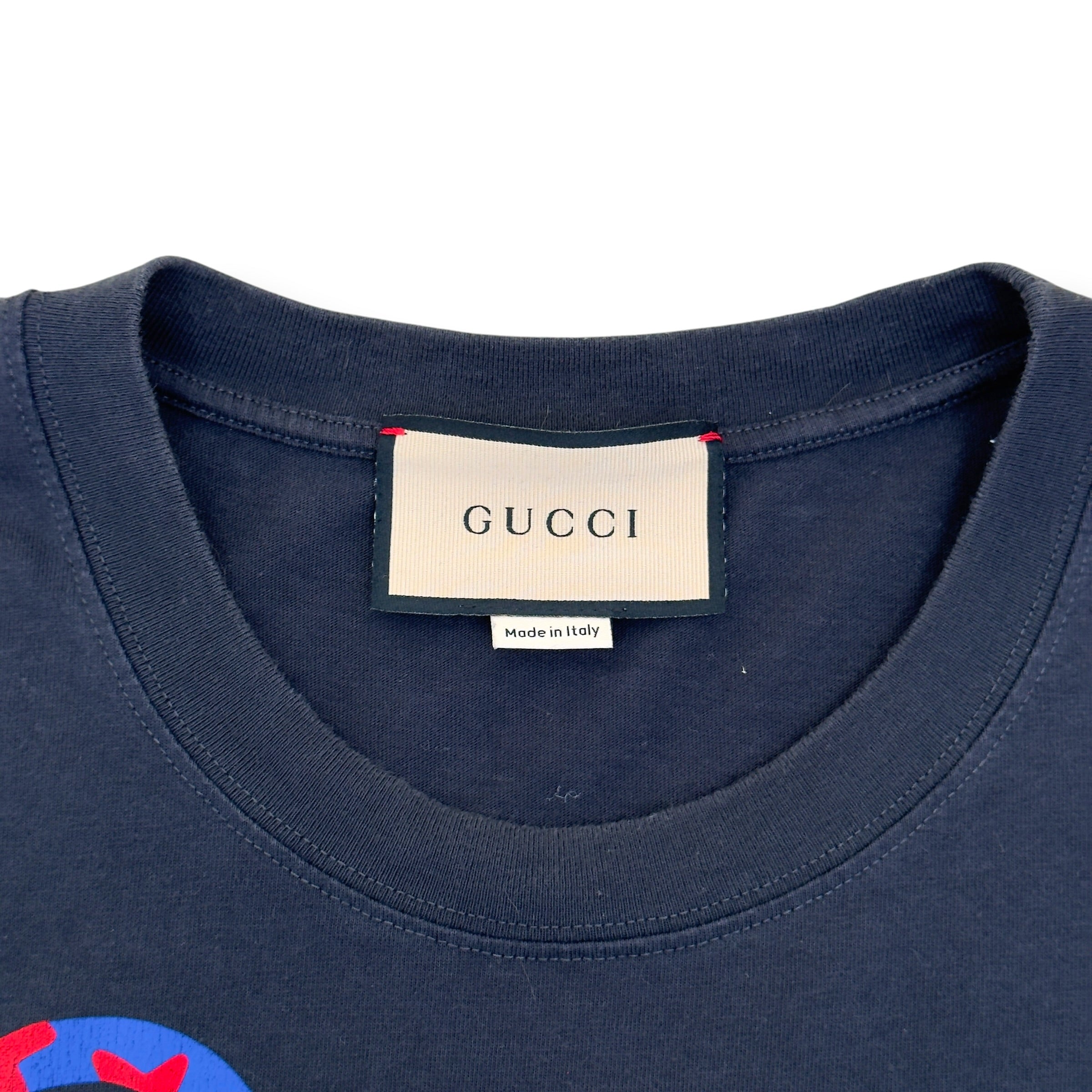 GUCCI LOVERS PLEASURE CLUB T-SHIRT BLACK L
