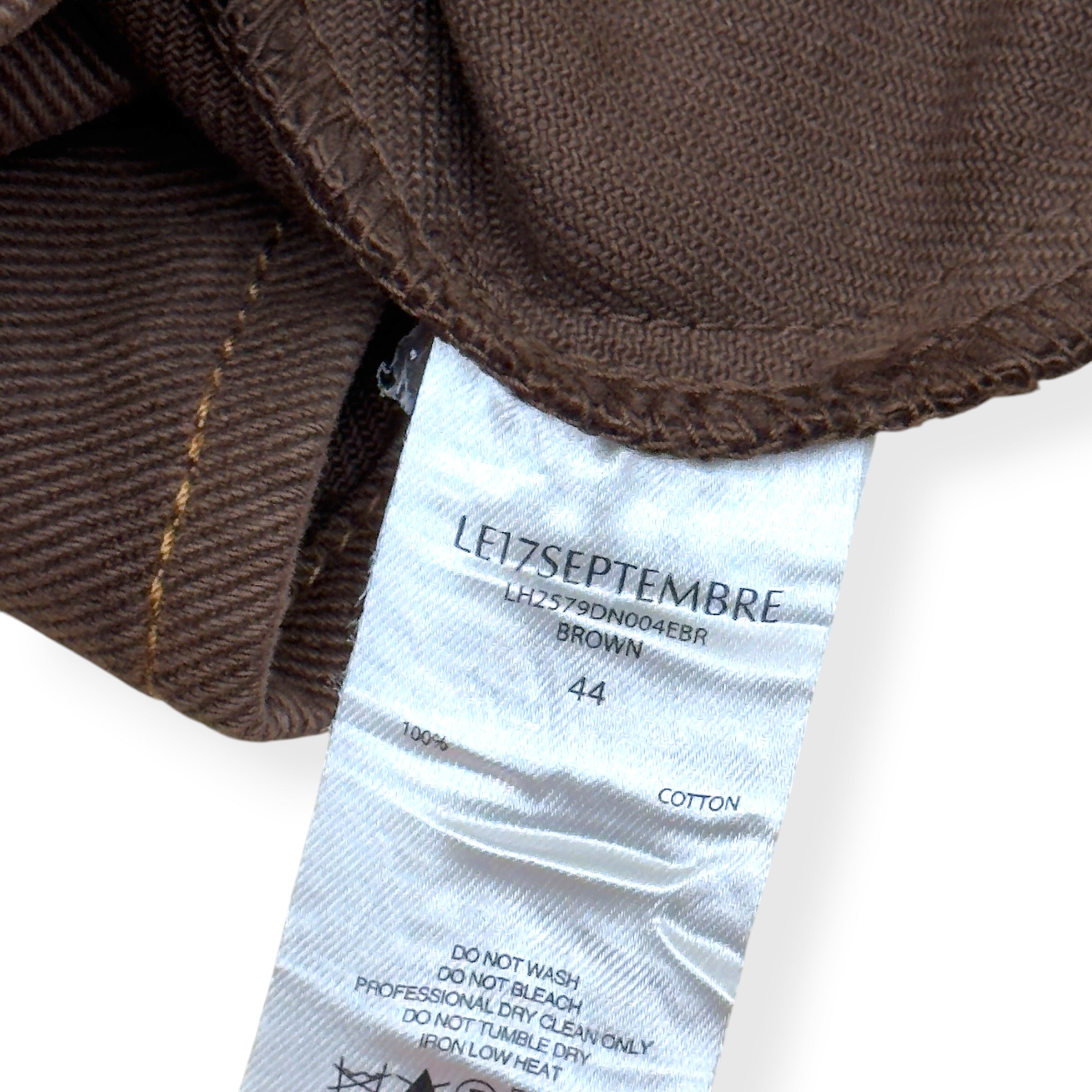 LE17SEPTEMBRE DENIM SHIRT BROWN 44 / M