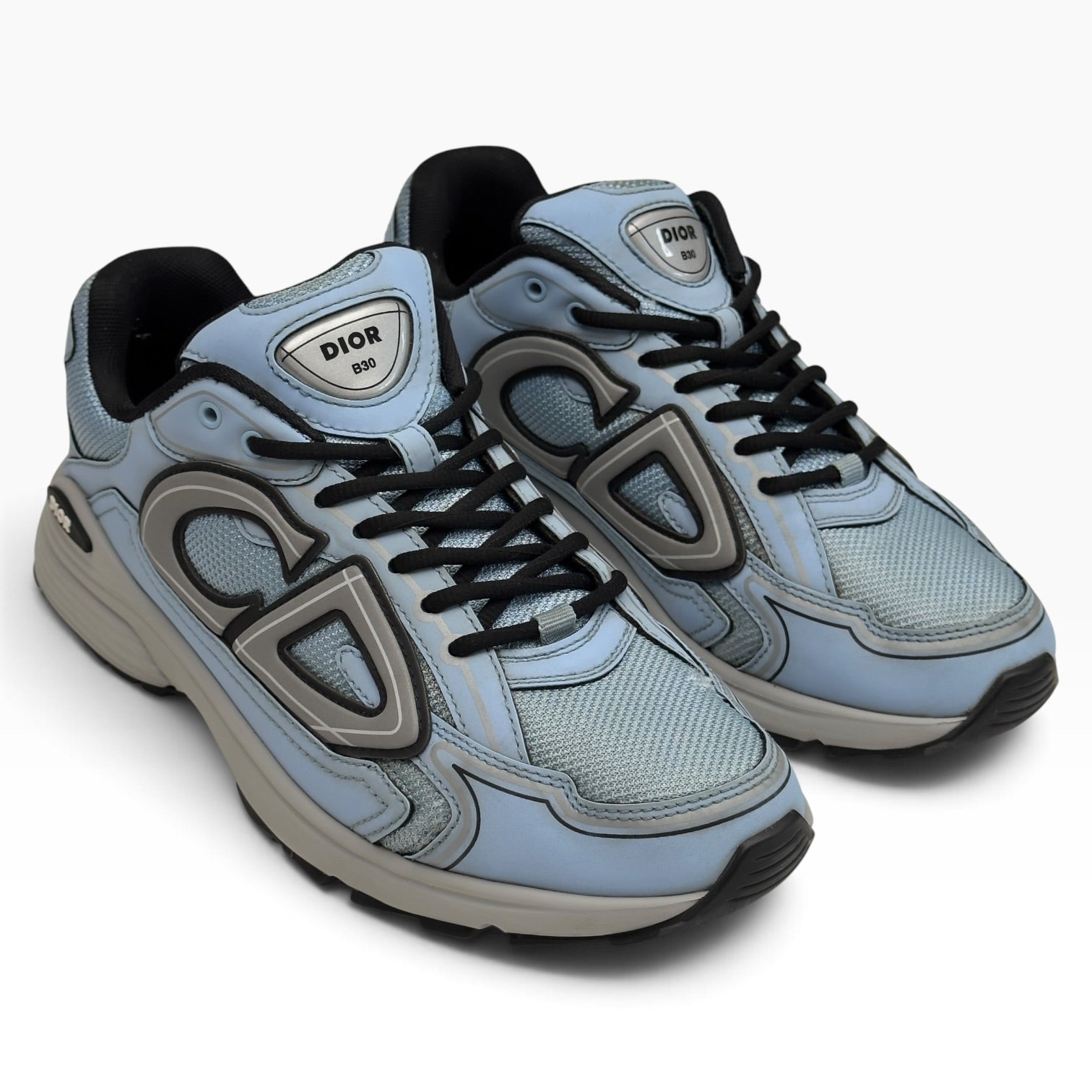 DIOR B30 MESH LOW TOP SNEAKER BLUE / GREY 41 / UK7