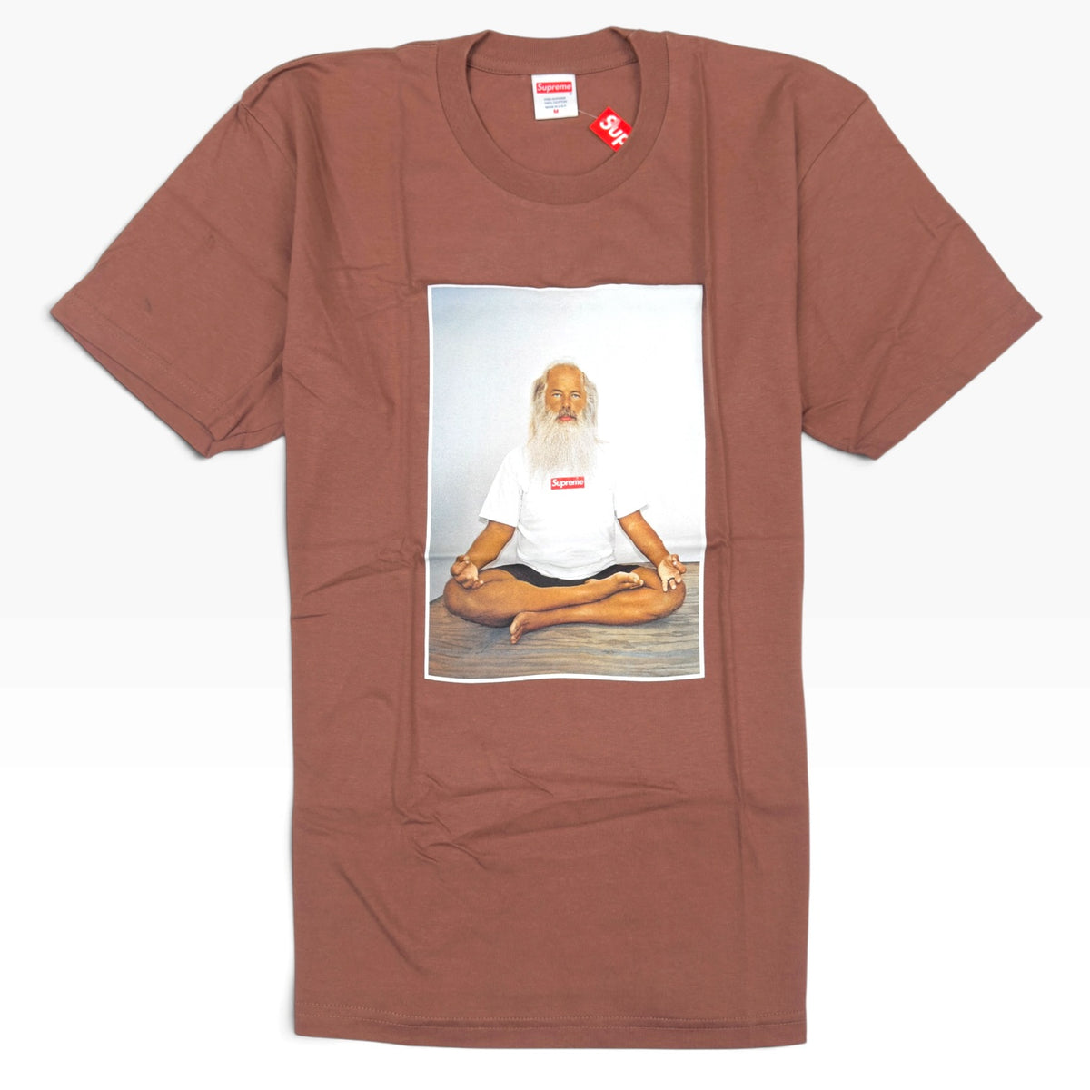 SUPREME RICK RUBIN T-SHIRT BROWN M