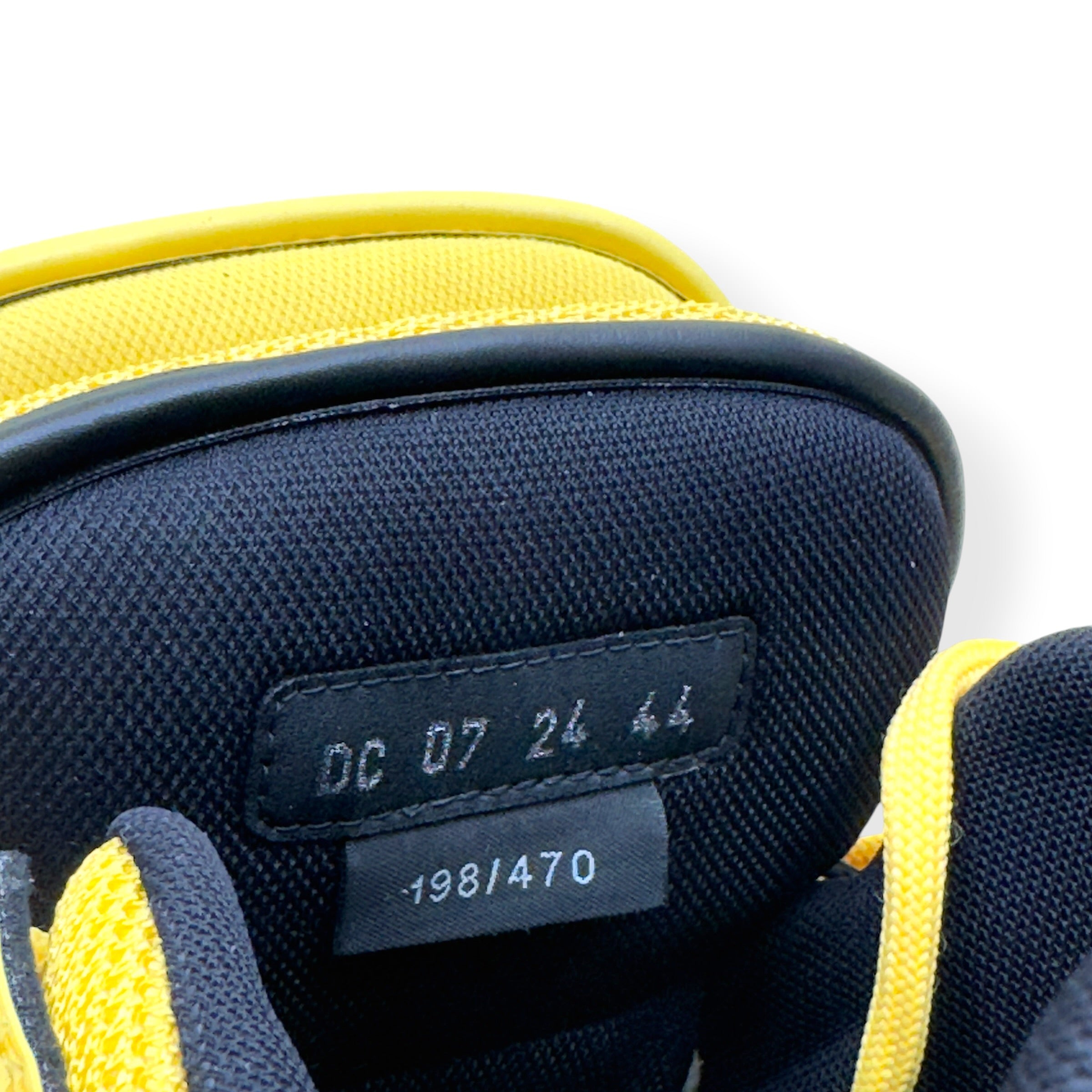 DIOR X LEWIS HAMILTON LIMITED 198/480 SNOW DERBY SNEAKER YELLOW 44 / UK10