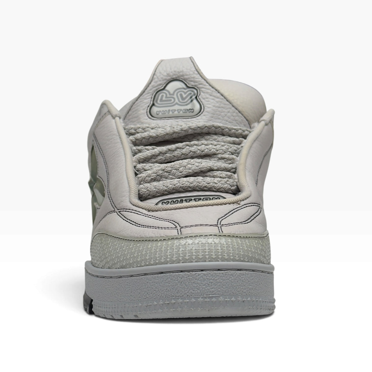 LOUIS VUITTON SKATE SNEAKER LUXURY GREY UK7