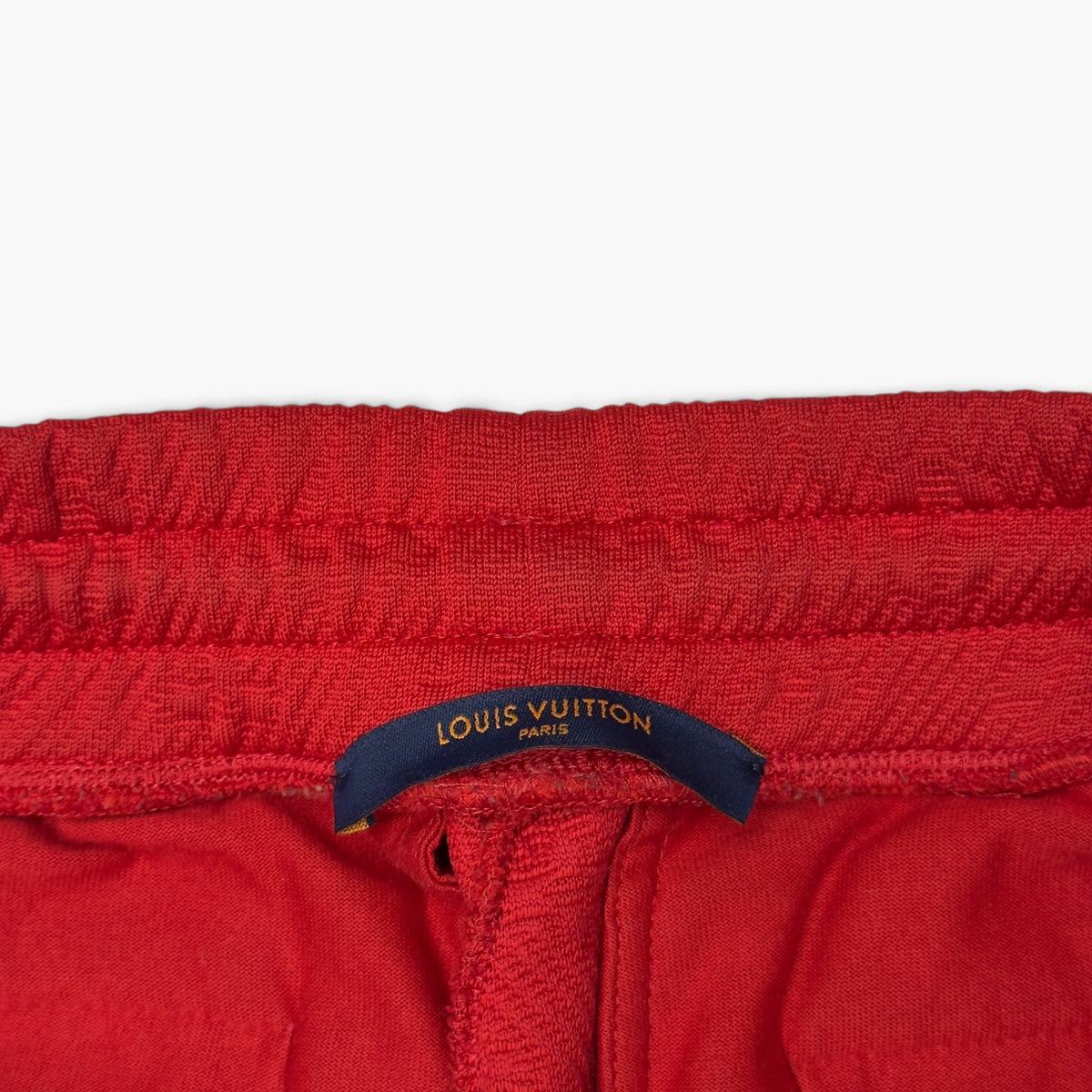 LOUIS VUITTON MONOGRAM SWEATPANTS RED M