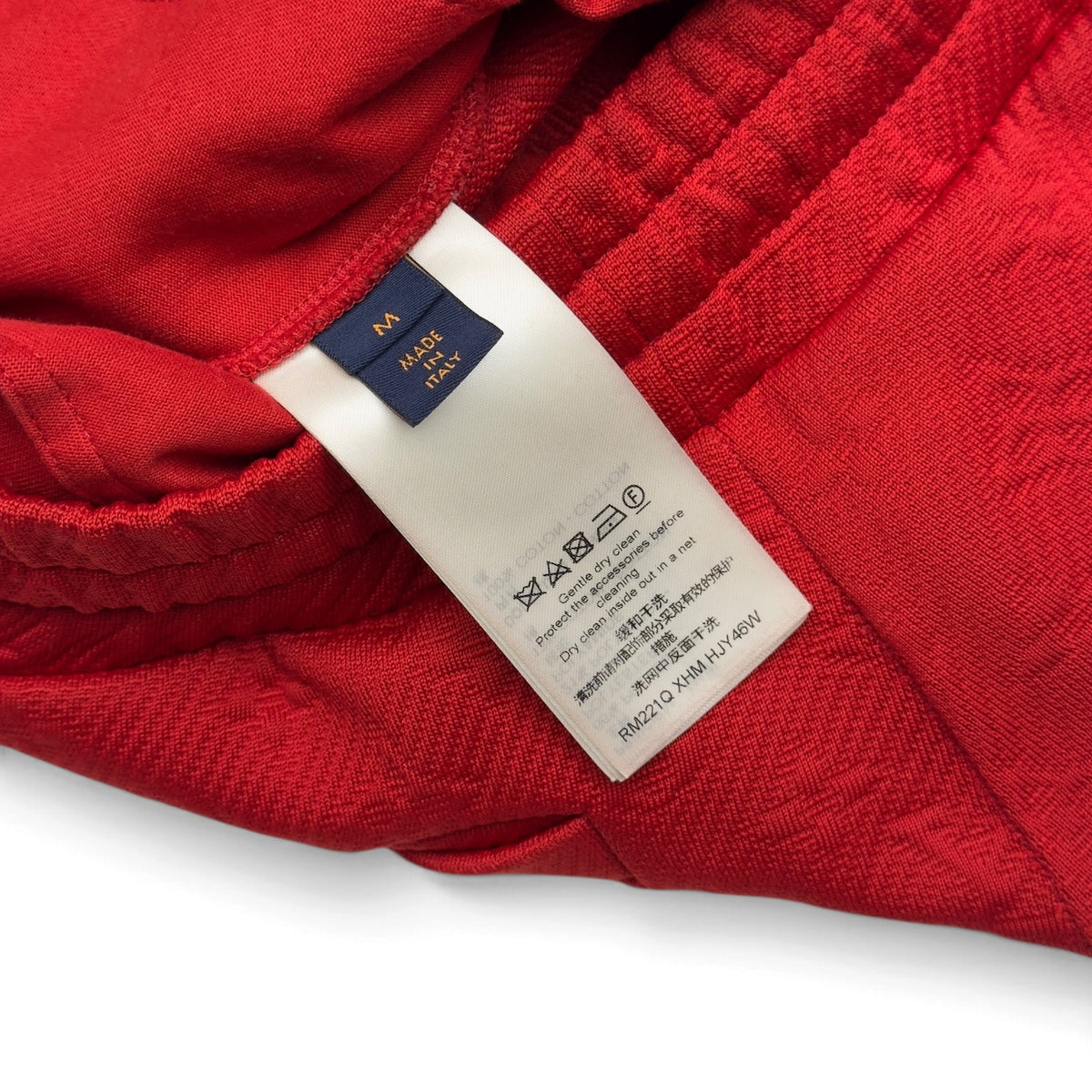 LOUIS VUITTON MONOGRAM SWEATPANTS RED M