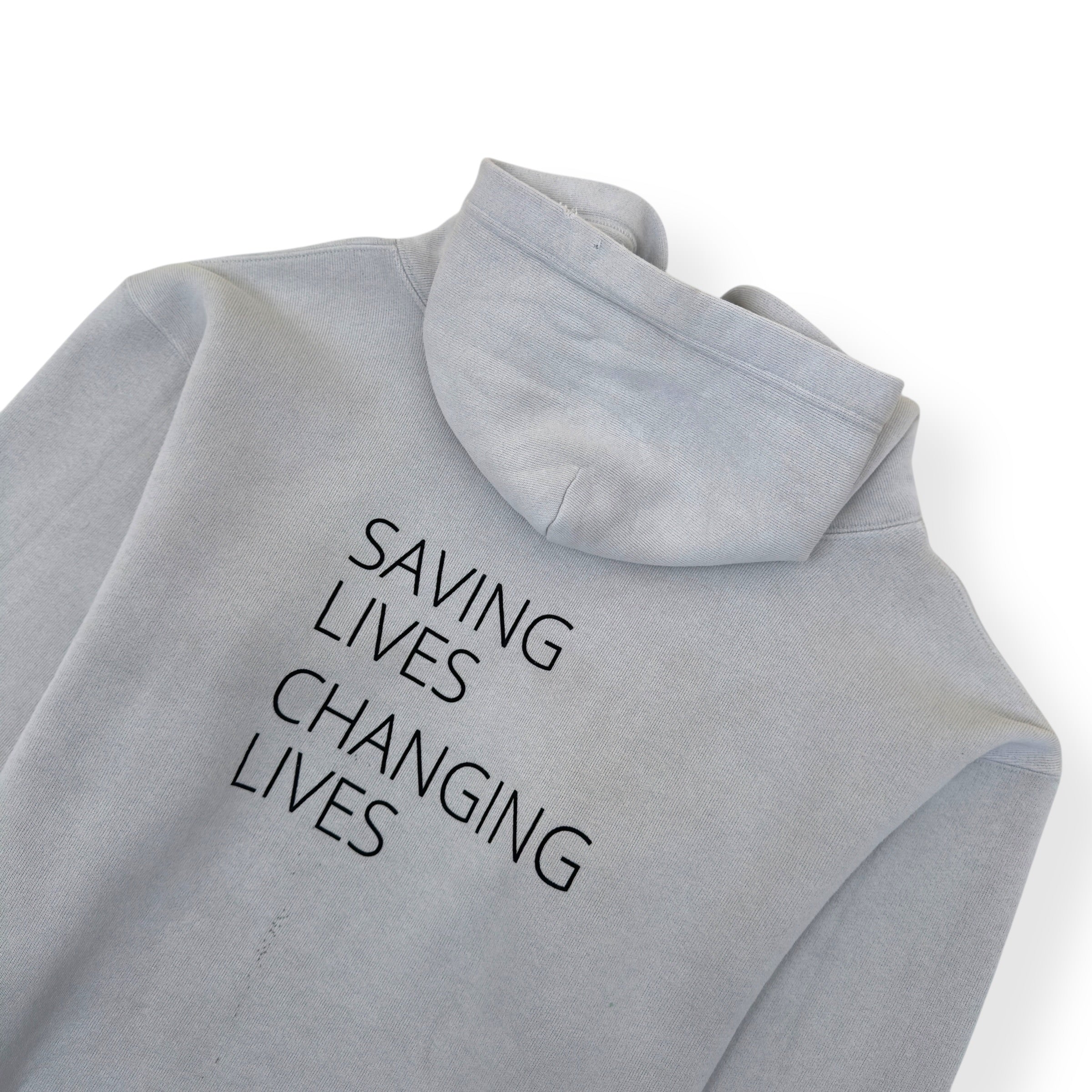 BALENCIAGA OVERSIZED WORLD FOOD PROGRAMME HOODIE WHITE XS