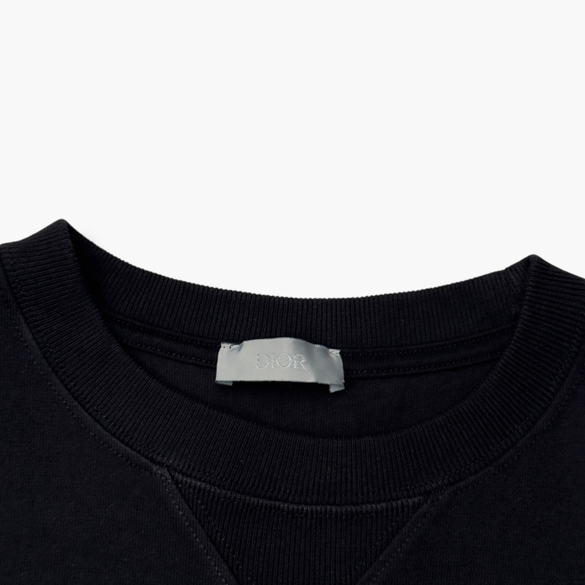 DIOR X KENNY SCHARF LOGO T-SHIRT BLACK S