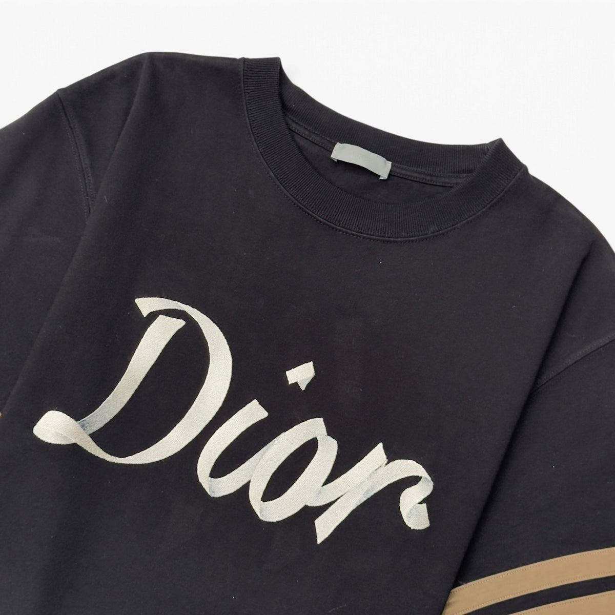 DIOR LOGO OVERSIZED T-SHIRT BLACK M