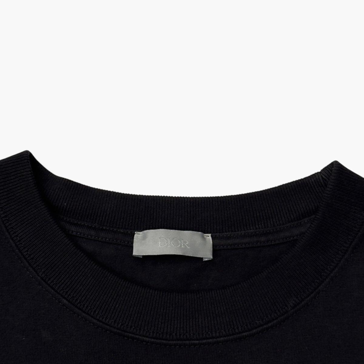 DIOR LOGO OVERSIZED T-SHIRT BLACK M