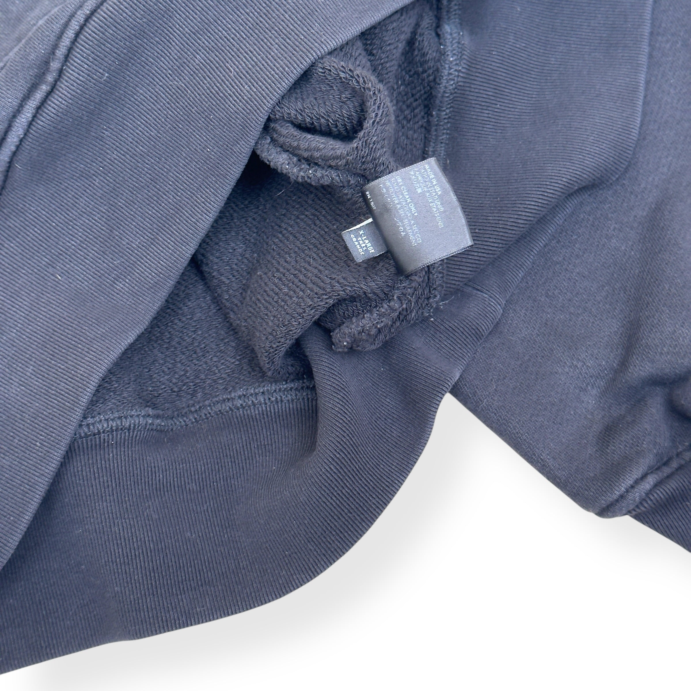 AMIRI DAGGER GRAPHIC PRINT HOODIE BLACK / WHITE XL