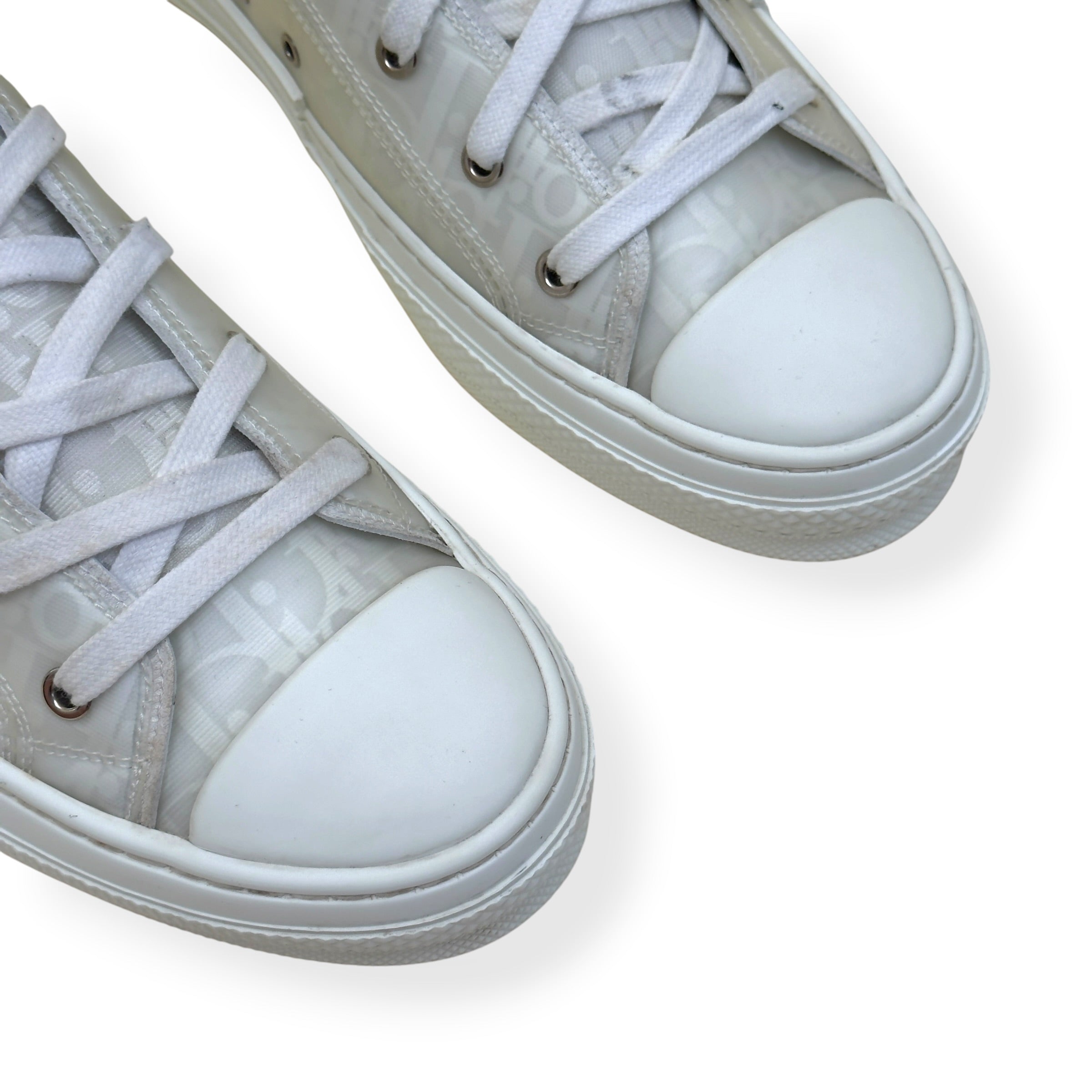 DIOR B23 OBLIQUE HIGH-TOP SNEAKER WHITE 44 / UK10