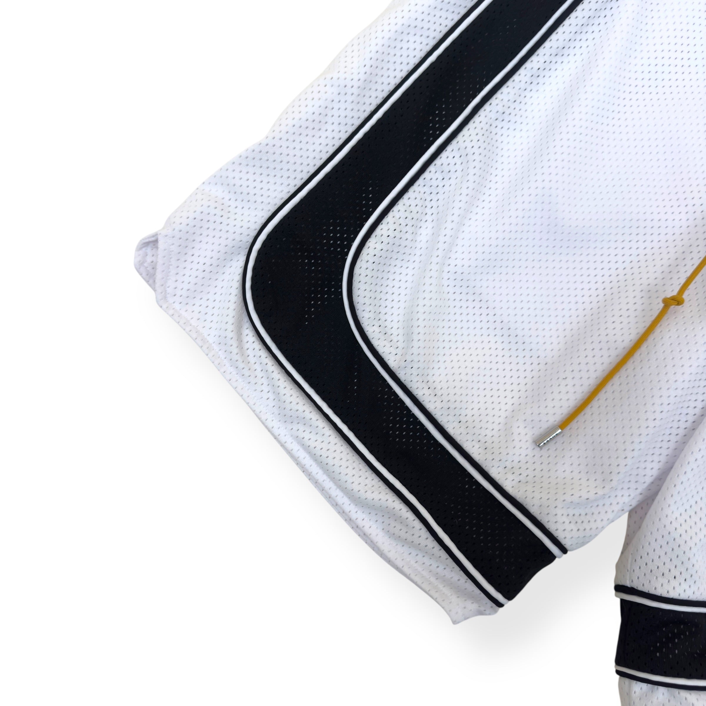 RHDUE BAGGY MESH BASKETBALL SHORTS WHITE / BLACK S