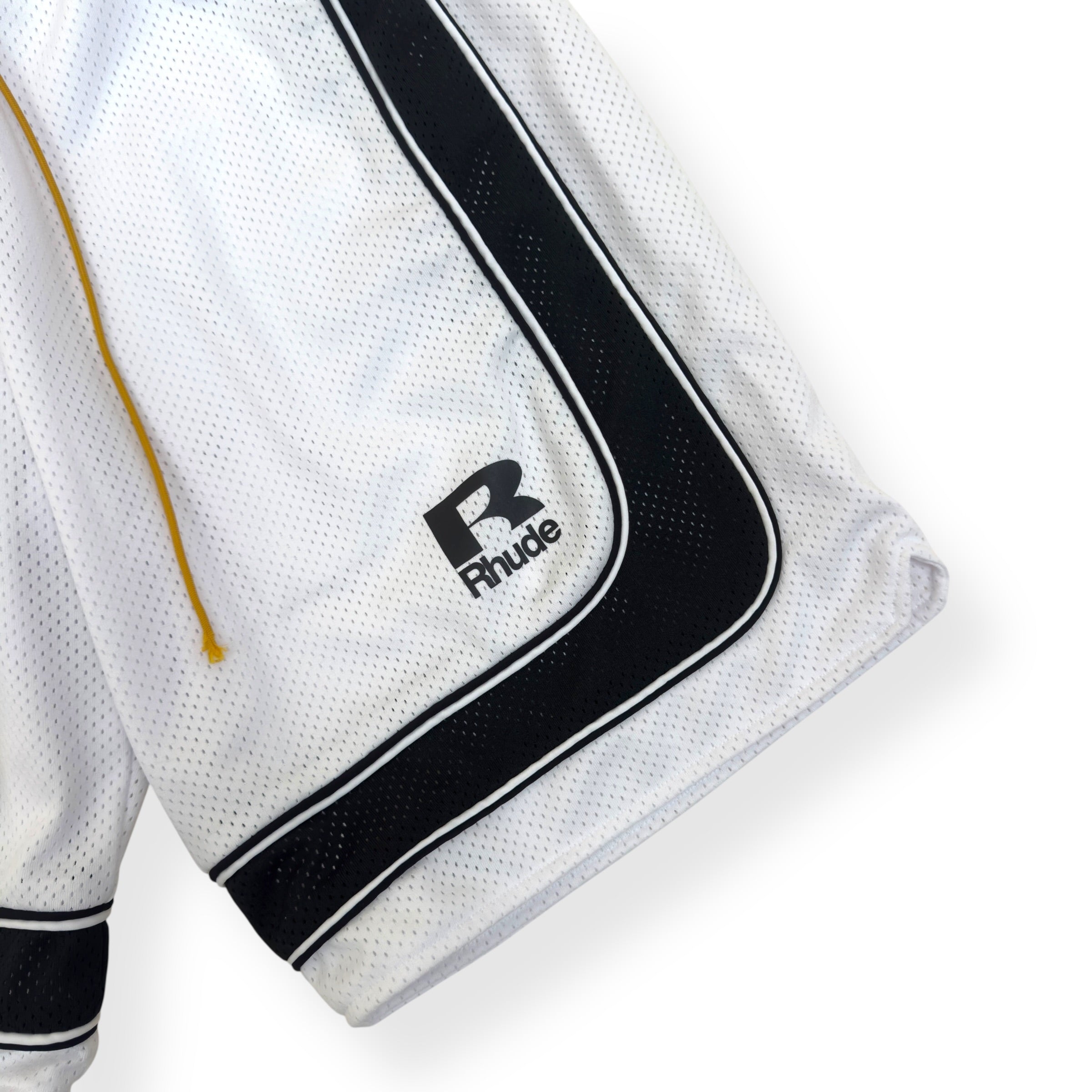 RHDUE BAGGY MESH BASKETBALL SHORTS WHITE / BLACK S