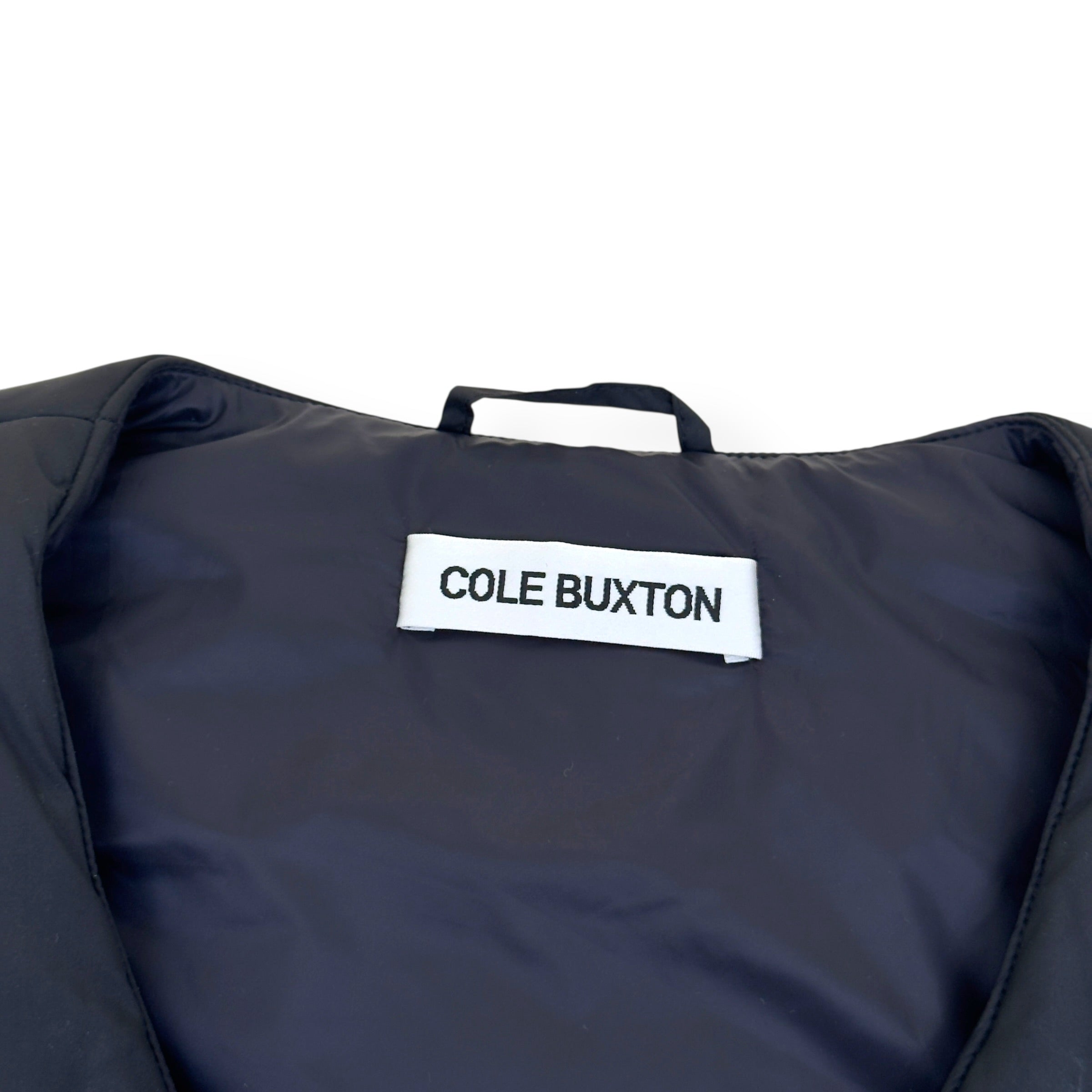 COLE BUXTON DOWN-INSULATED GILET BLACK S