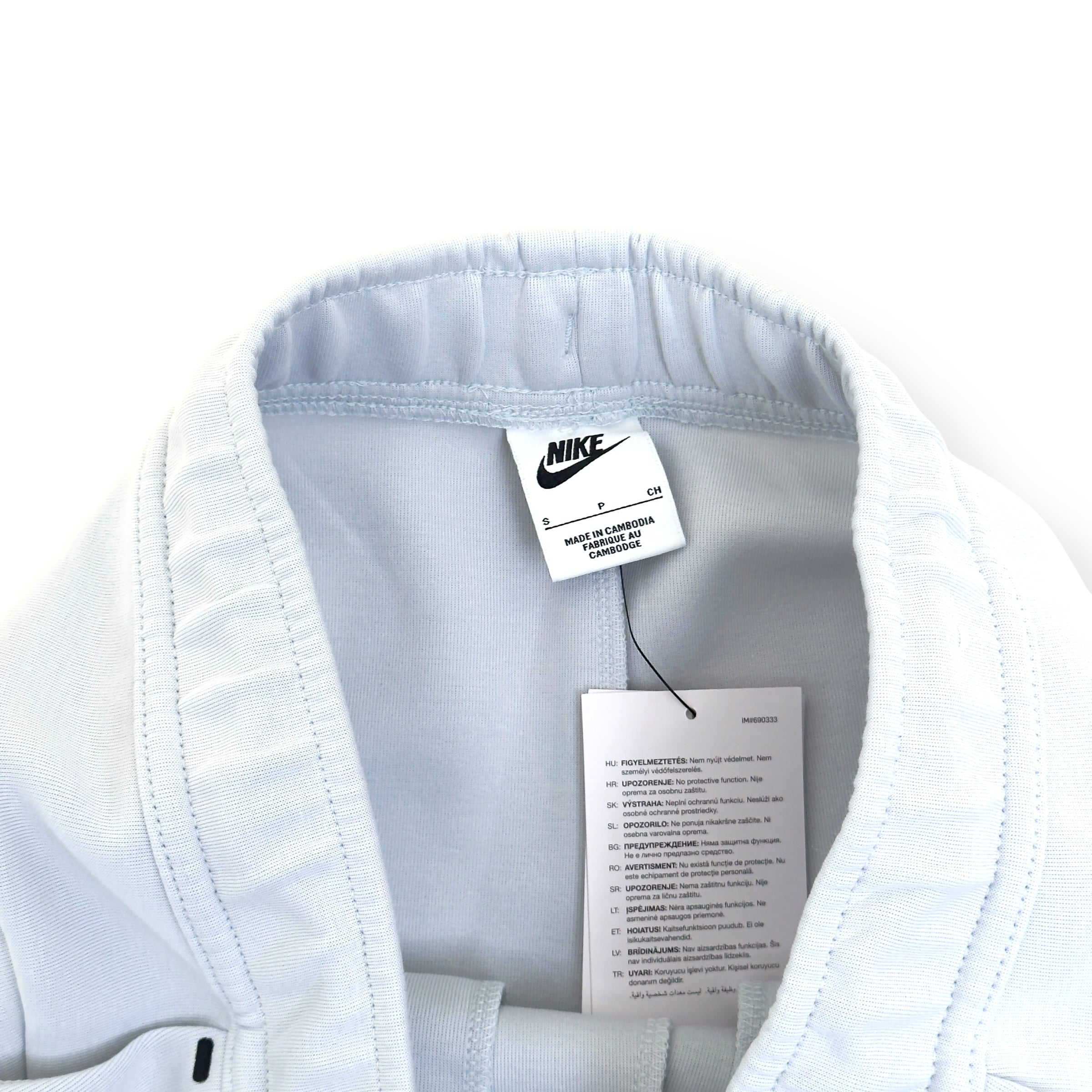 NIKE TECH FLEECE JOGGERS WHITE / GREY / PINK S