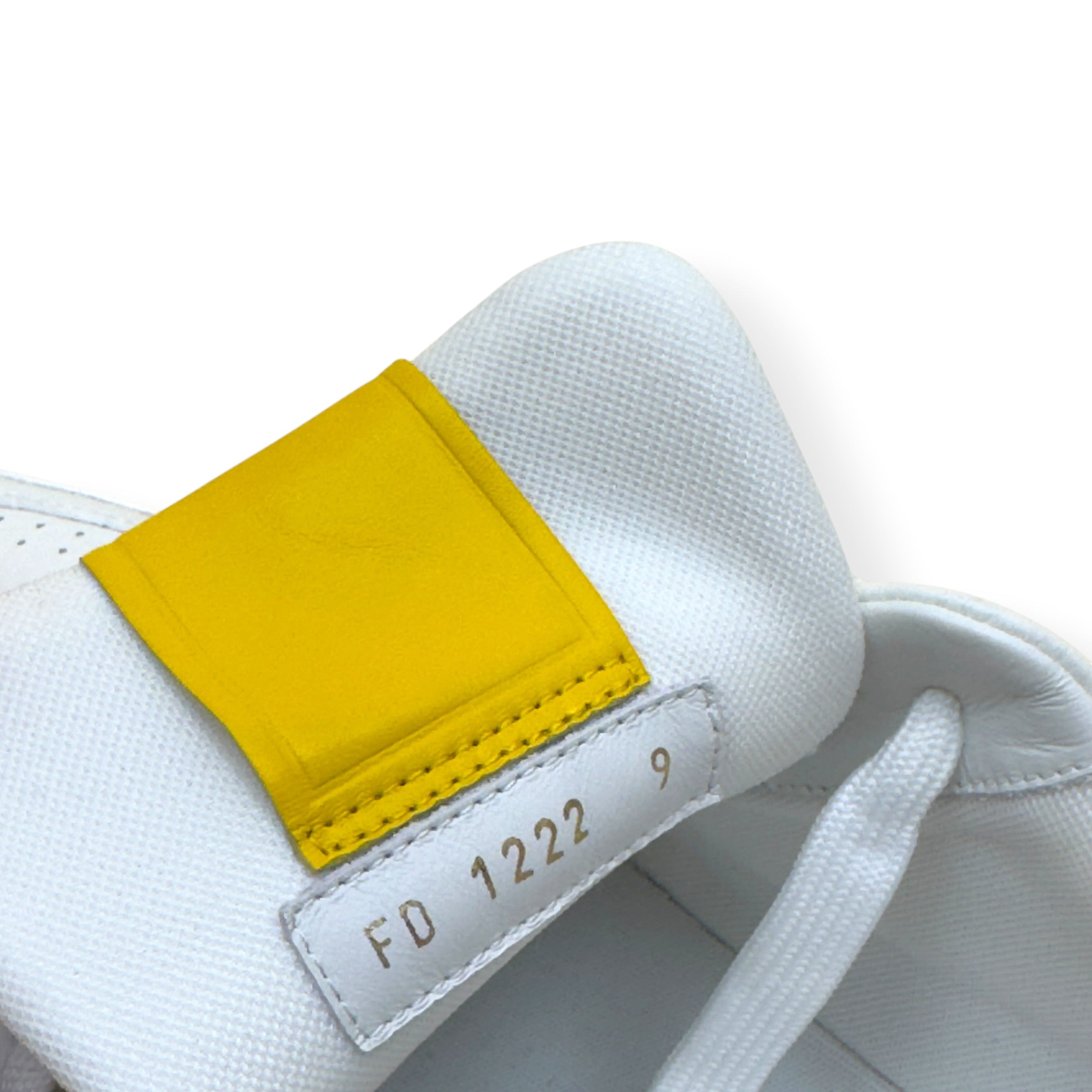 LOUIS VUITTON X YAYOI KUSAMA LV TRAINER SNEAKER WHITE / YELLOW UK8