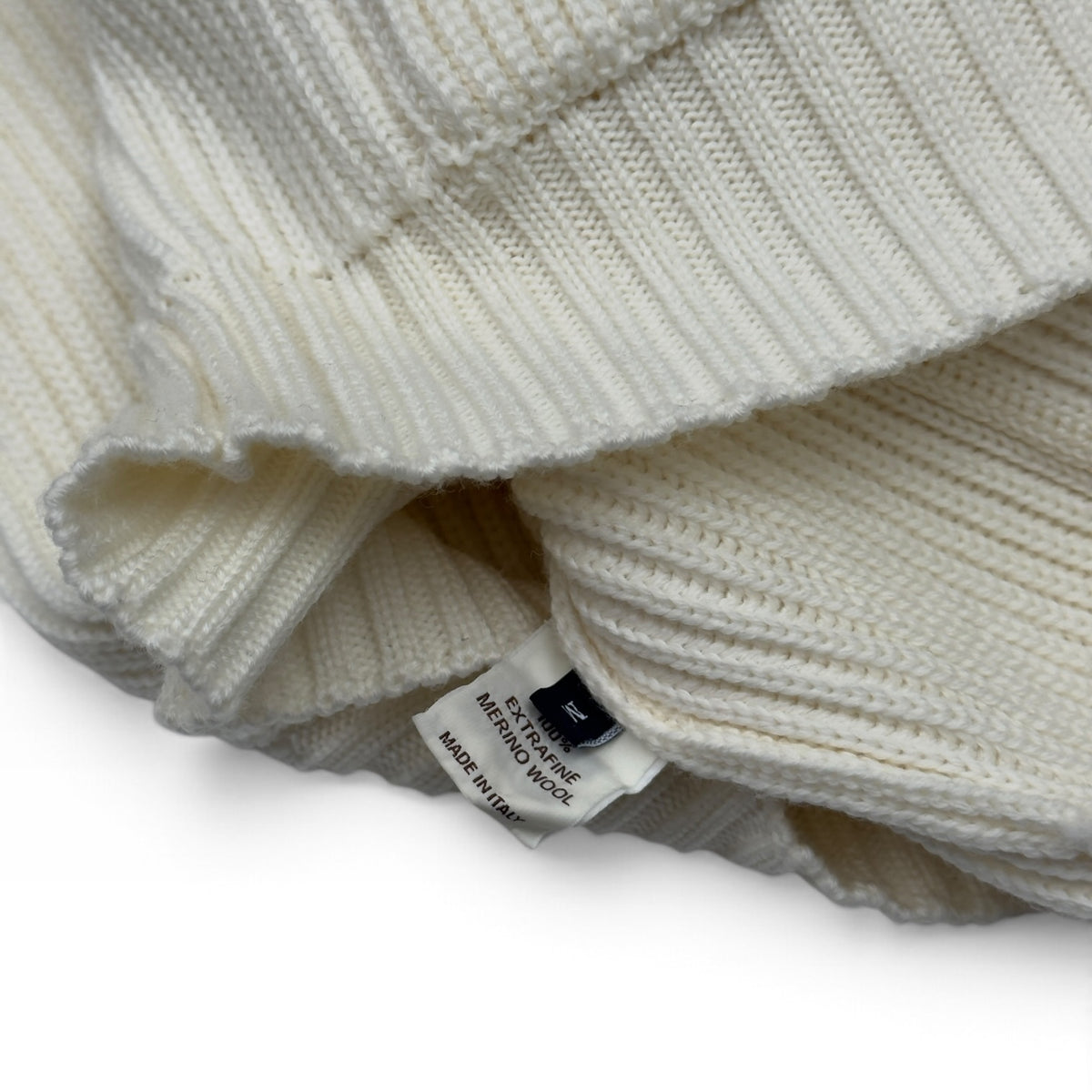 THOM SWEENEY MERINO SHAWL COLLAR CARDIGAN ECRU M