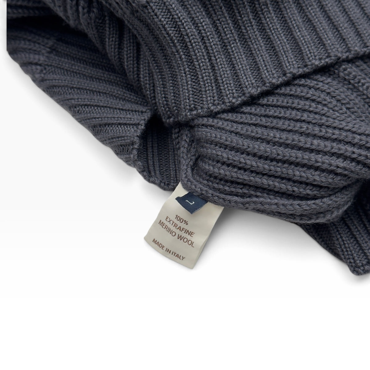 THOM SWEENEY MERINO SHAWL COLLAR CARDIGAN GREY L