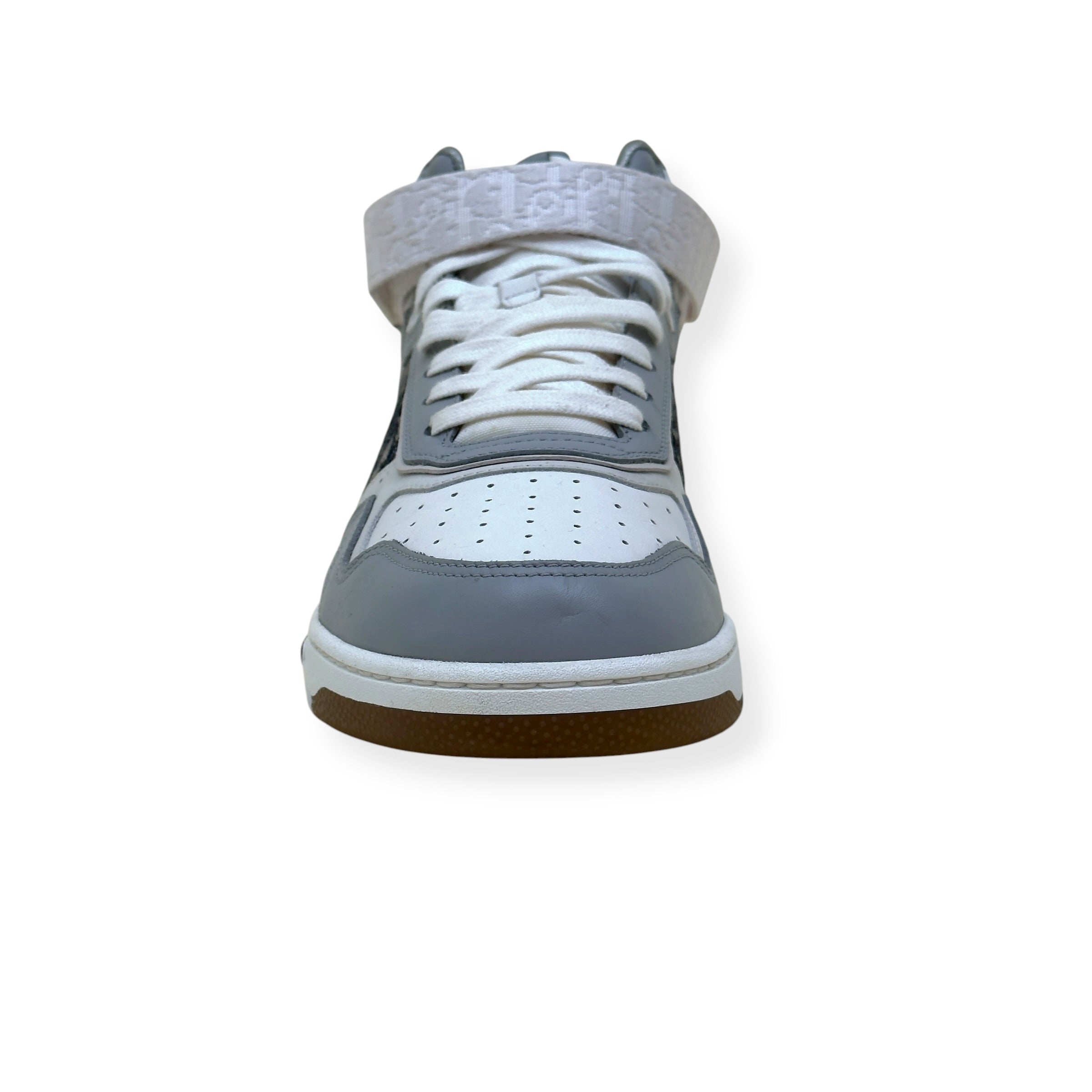 DIOR B27 HIGH-TOP OBLIQUE SNEAKER WHITE / GREY 44 / UK10