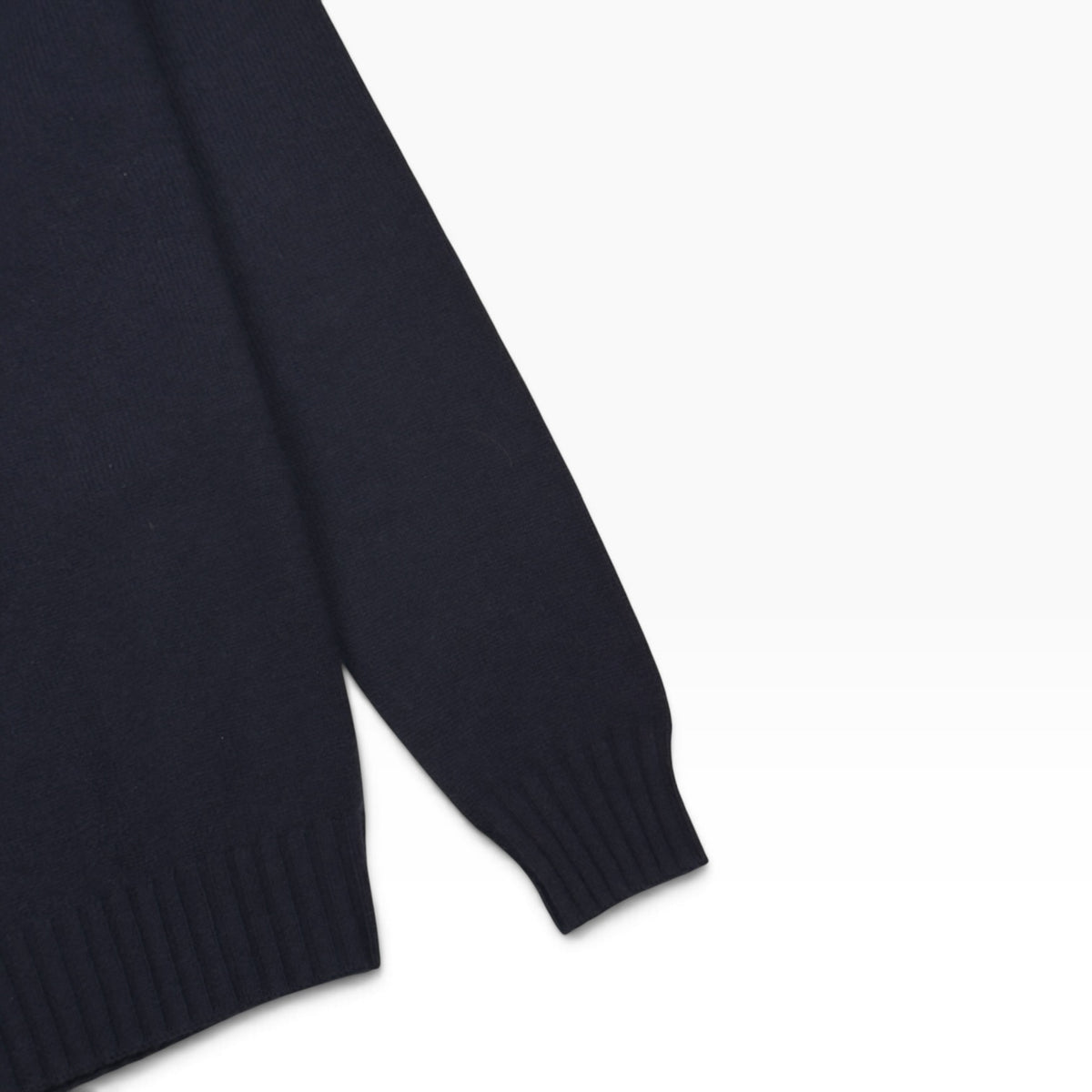 THOM SWEENEY CASHMERE ROLL NECK JUMPER NAVY M