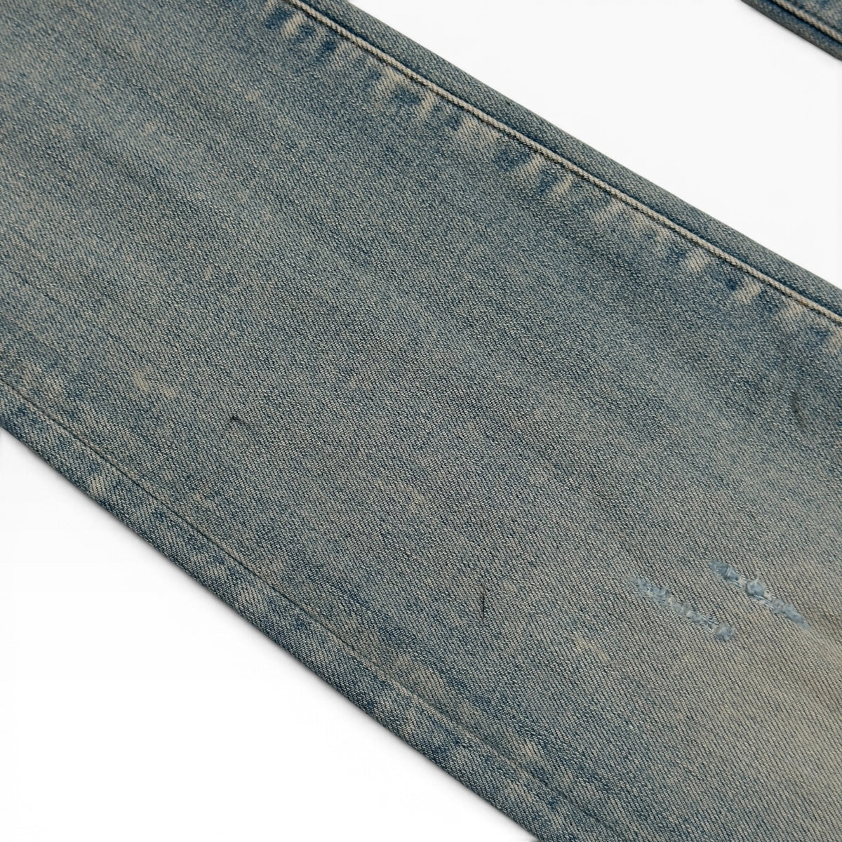 AMIRI MX1 LEATHER PATCH JEANS BLUE 33” / L