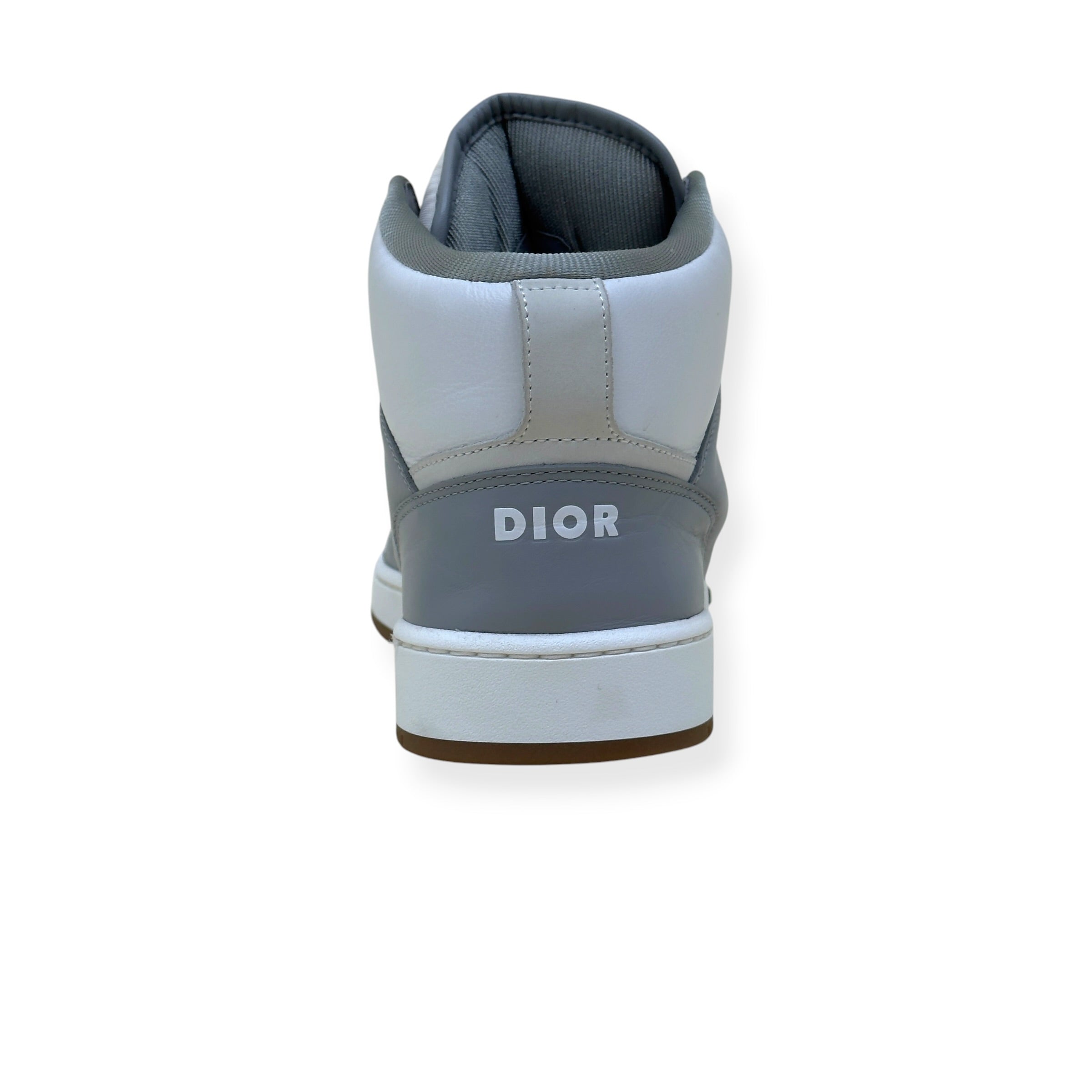 DIOR B27 HIGH-TOP OBLIQUE SNEAKER WHITE / GREY 42 / UK8