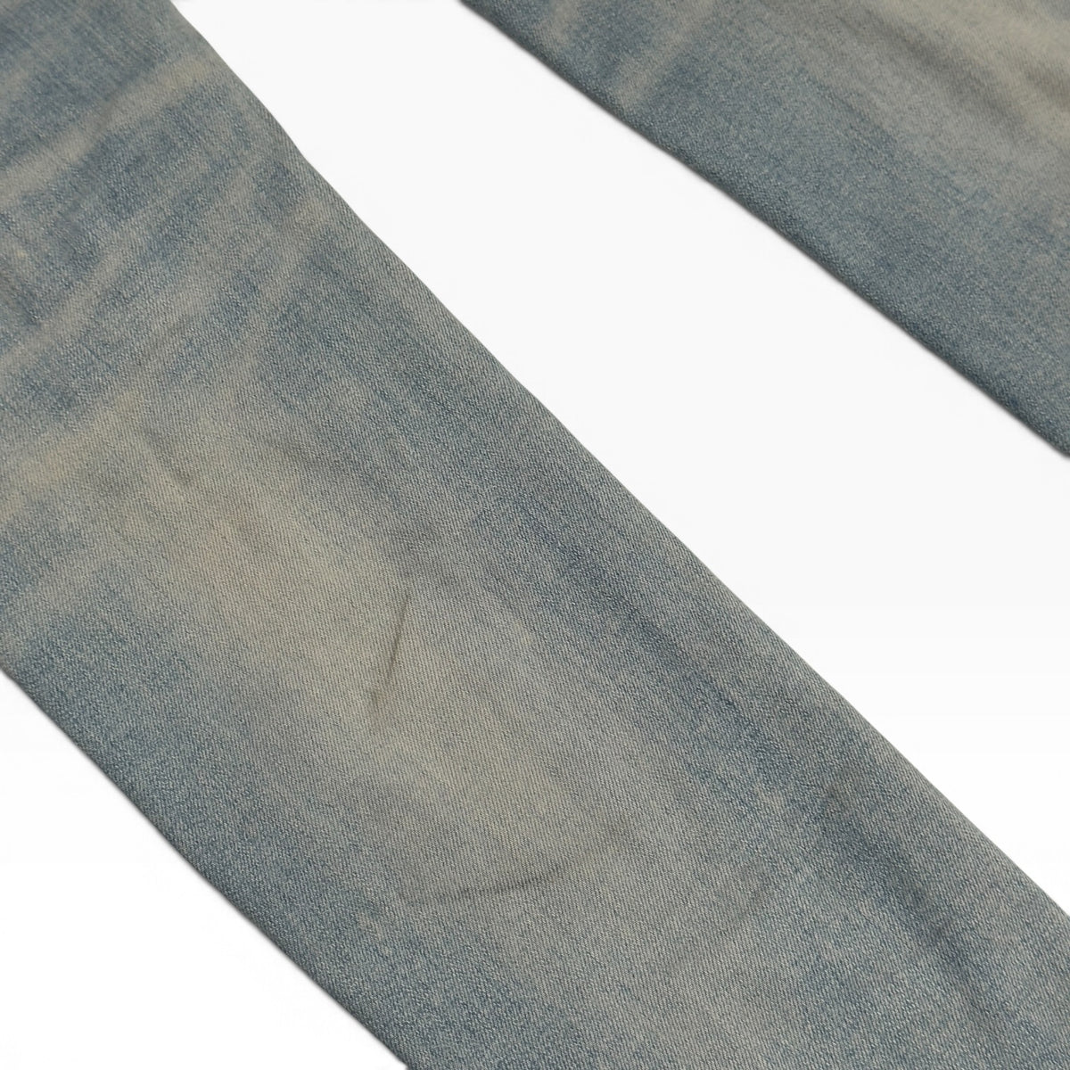 AMIRI MX1 LEATHER PATCH JEANS BLUE 33” / L