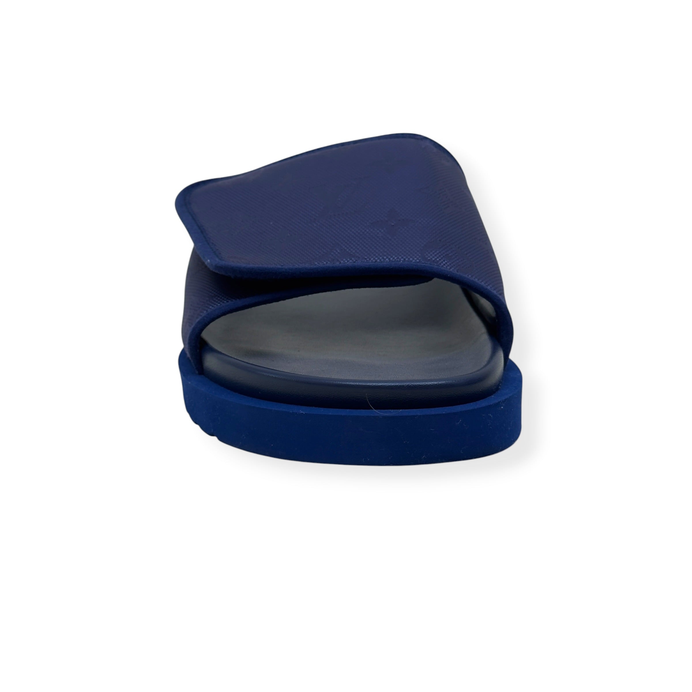 LOUIS VUITTON MONOGRAM MIAMI MULES NAVY UK10