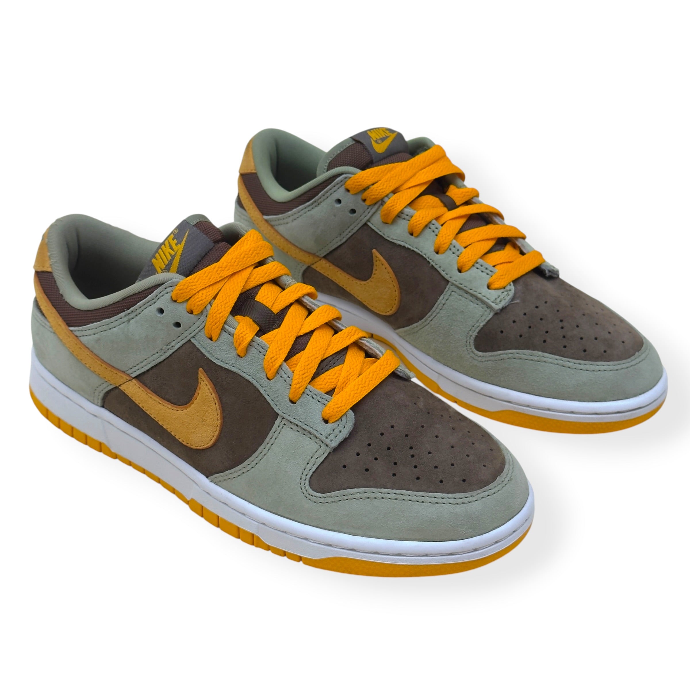 NIKE DUNK LOW-TOP SNEAKER DUSTY OLIVE UK7