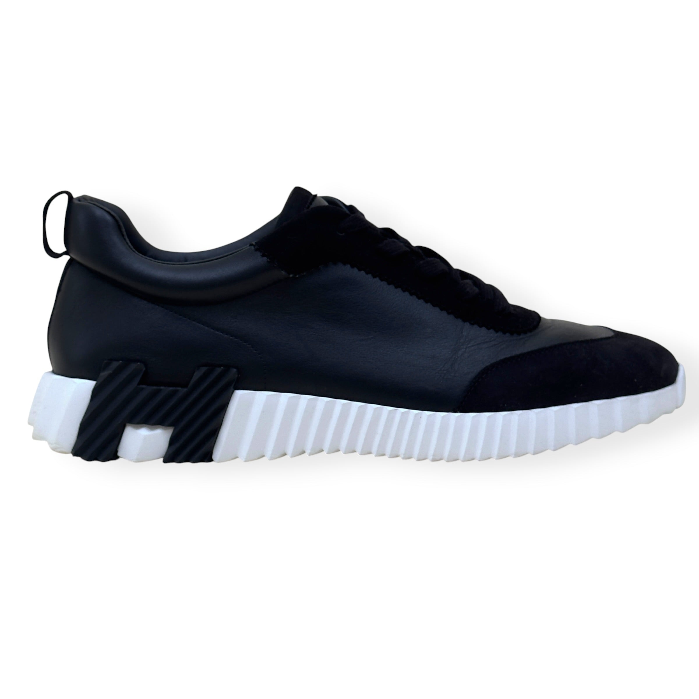 HERMÈS BOUNCING SNEAKER BLACK / WHITE 45 / UK11