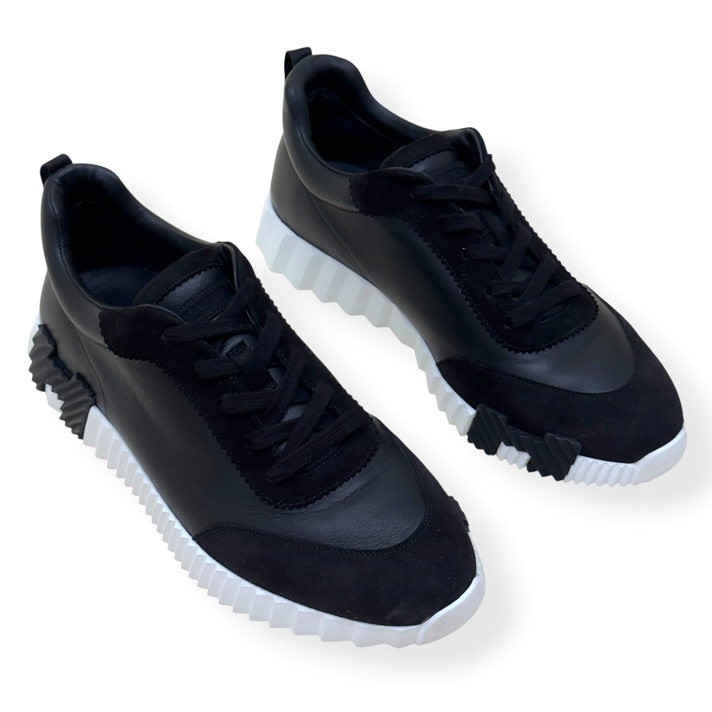 HERMÈS BOUNCING SNEAKER BLACK / WHITE 45 / UK11