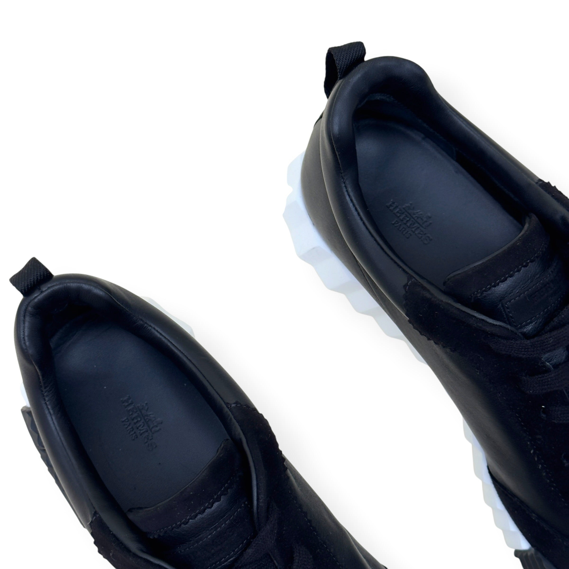 HERMÈS BOUNCING SNEAKER BLACK / WHITE 45 / UK11