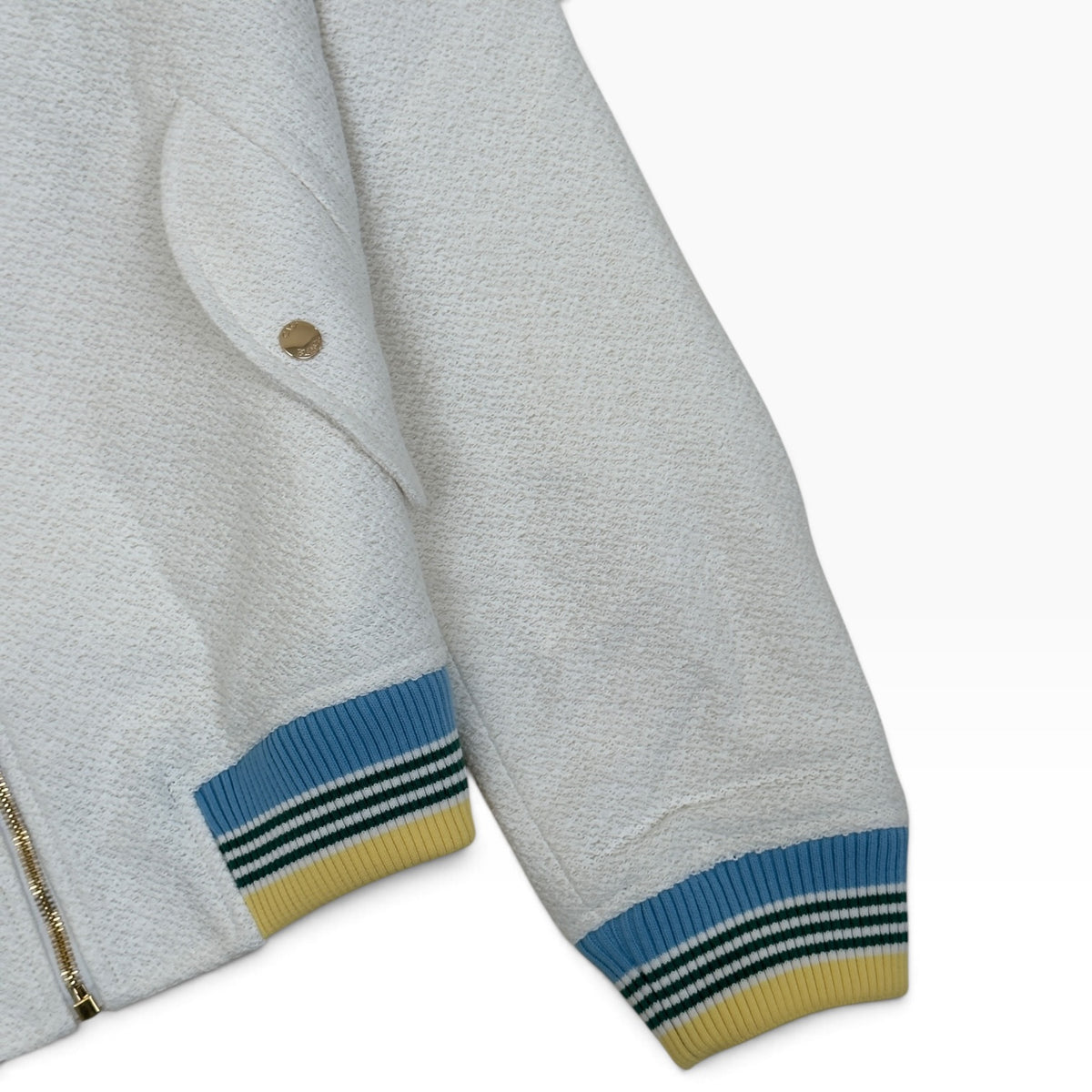 CASABLANCA TROPHY BOMBER JACKET WHITE L