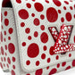 LOUIS VUITTON X YAYOI KUSAMA INFINITY DOTS TWIST BAG WHITE / RED PM