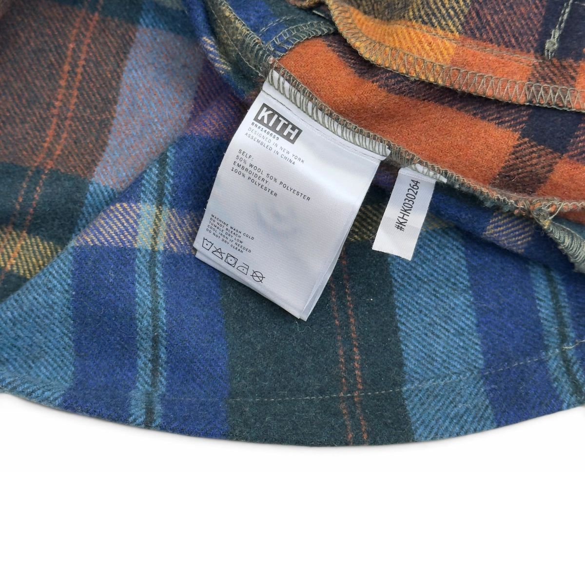 KITH KIDS PATCHWORK PLAID FLANNEL SHIRT MULTICLOURED 8/9Y