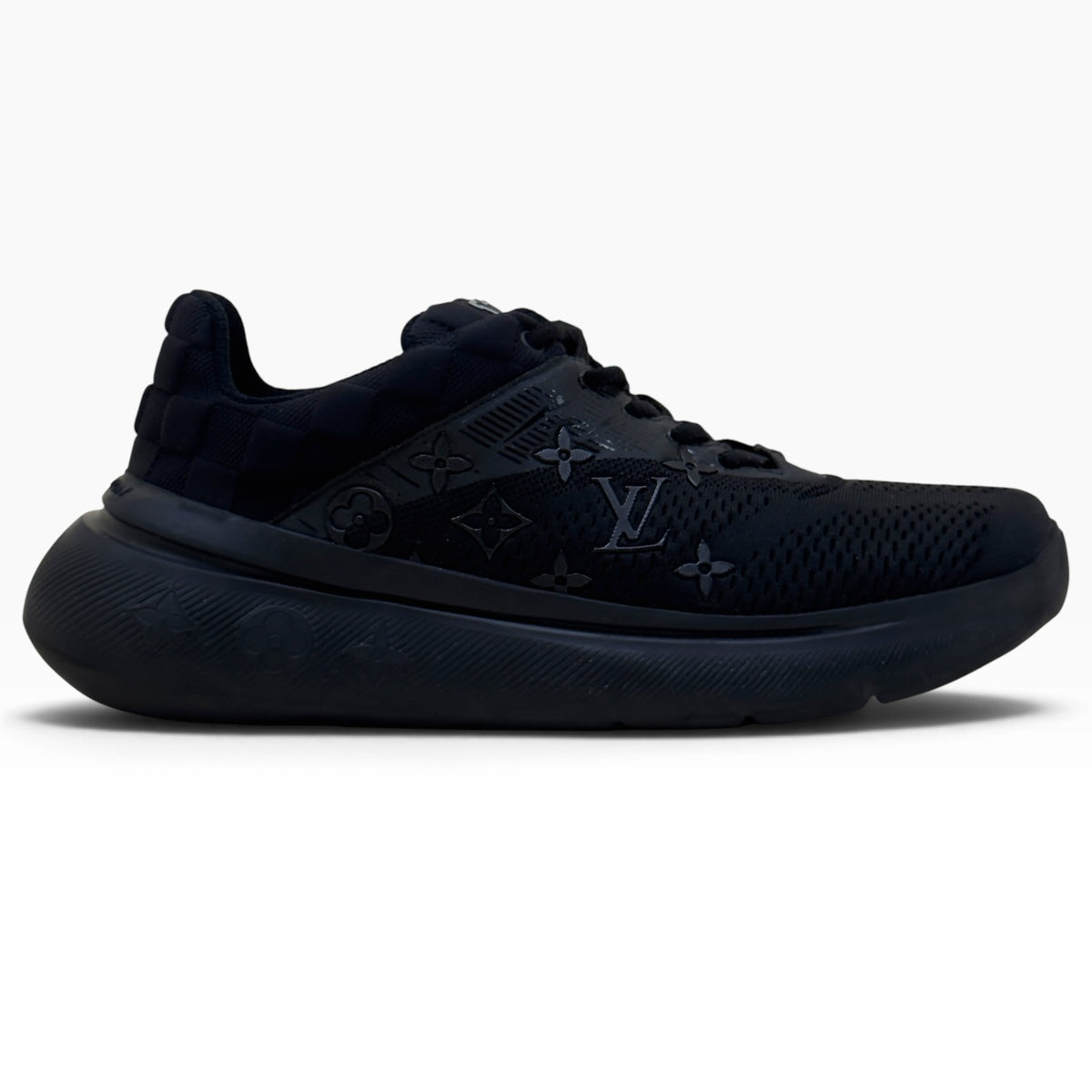 LOUIS VUITTON SHOW UP SNEAKERS BLACK UK9