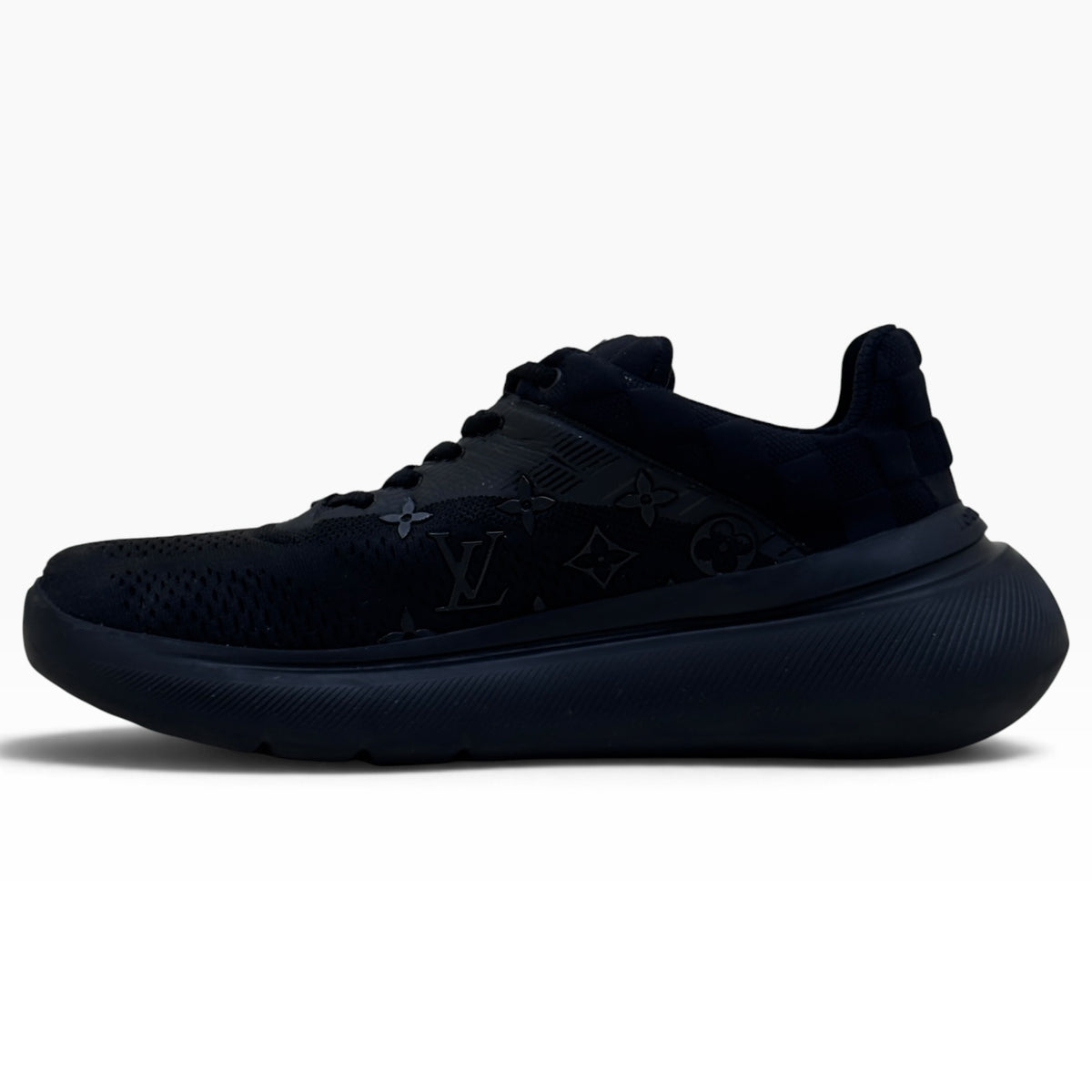 LOUIS VUITTON SHOW UP SNEAKERS BLACK UK9
