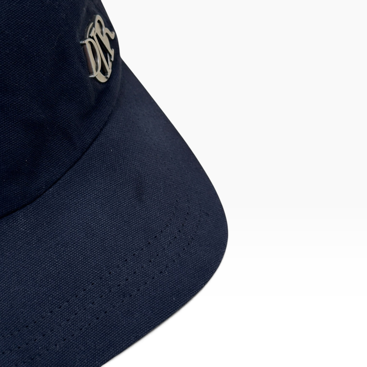 DIOR CHARM LOGO BASEBALL CAP NAVY L