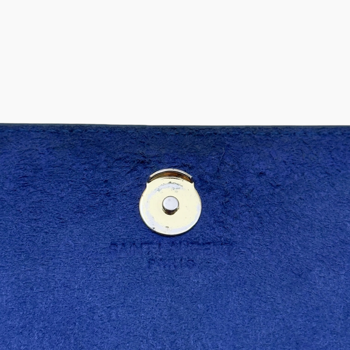SAINT LAURENT YSL KATE CHAIN SHOULDER BAG ROYAL BLUE / GOLD M