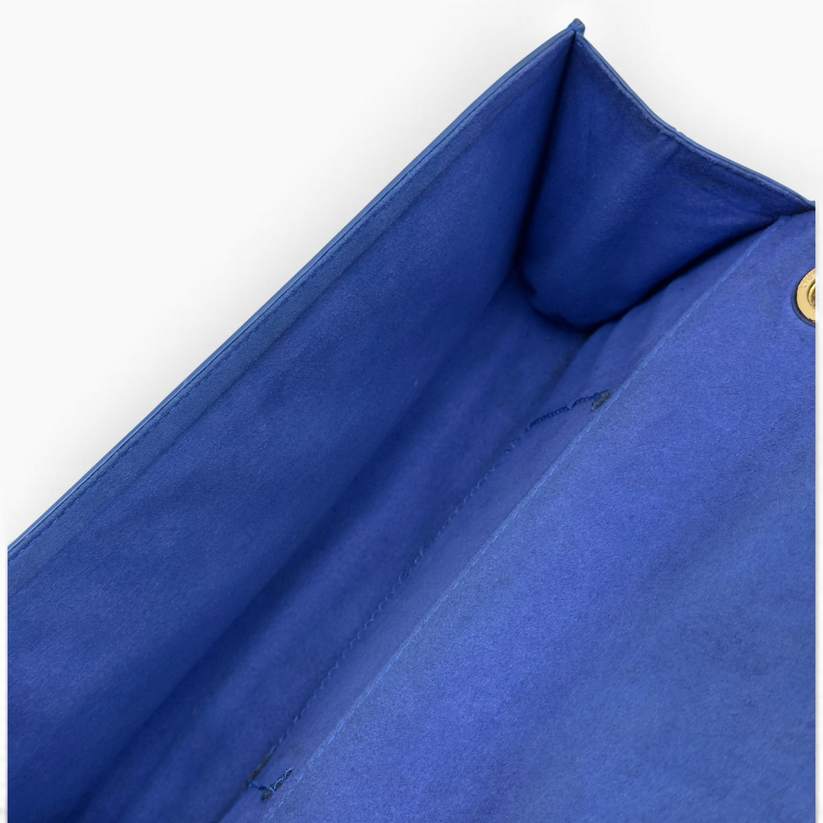 SAINT LAURENT YSL KATE CHAIN SHOULDER BAG ROYAL BLUE / GOLD M