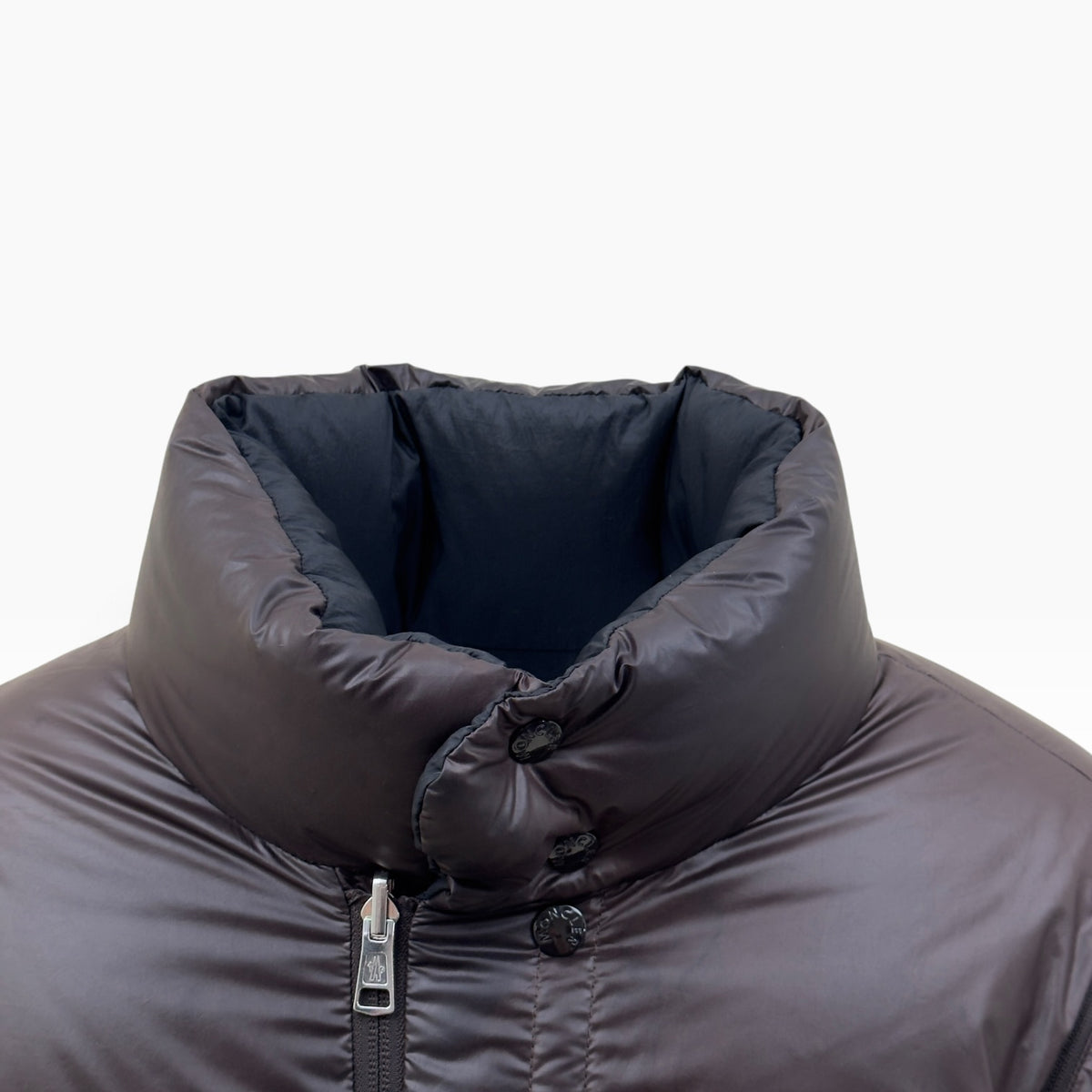 MONCLER VERONE REVERSIBLE DOWN PUFFER JACKET BROWN / BLACK 3 / M