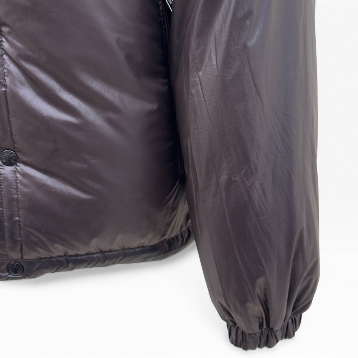 MONCLER VERONE REVERSIBLE DOWN PUFFER JACKET BROWN / BLACK 3 / M