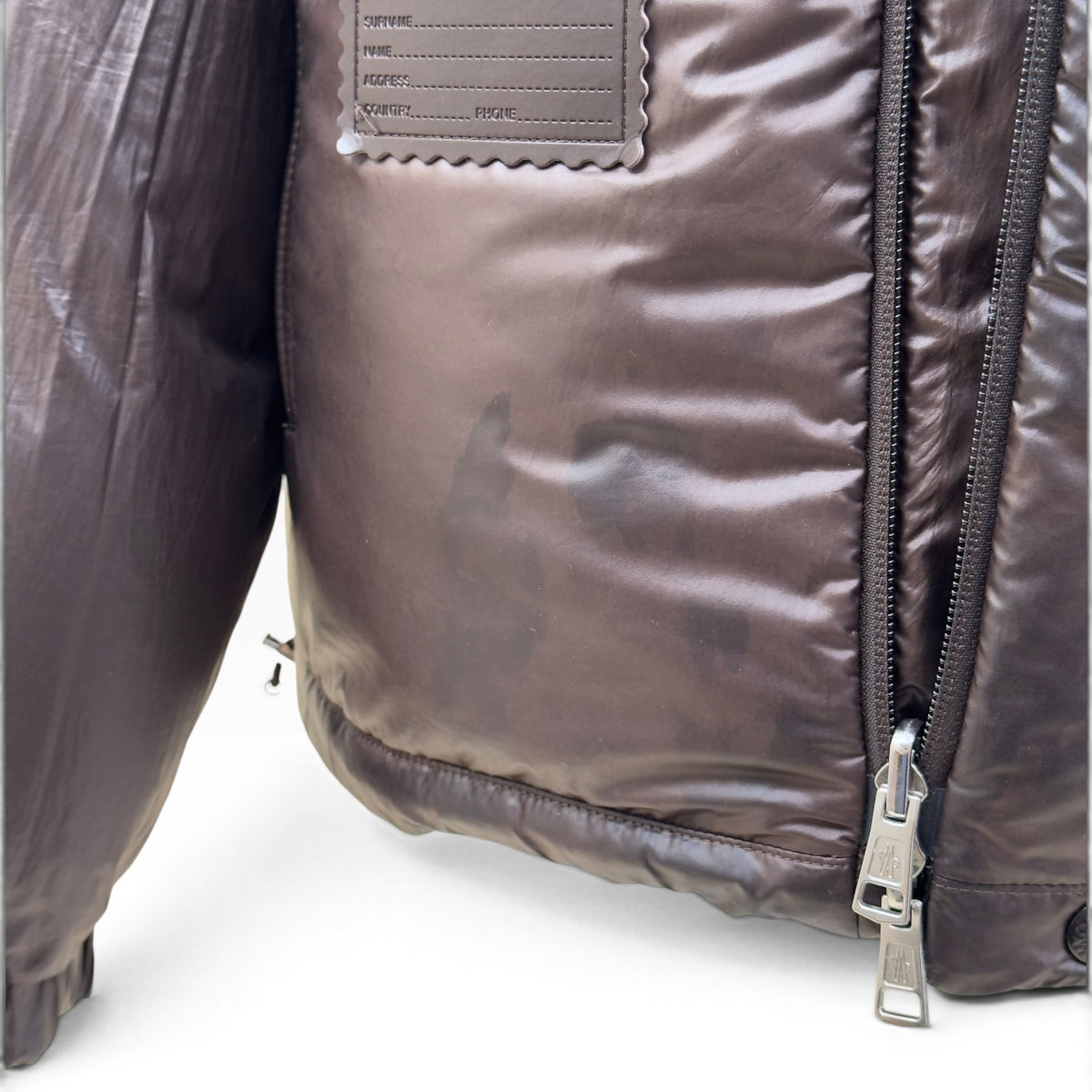 MONCLER VERONE REVERSIBLE DOWN PUFFER JACKET BROWN / BLACK 3 / M