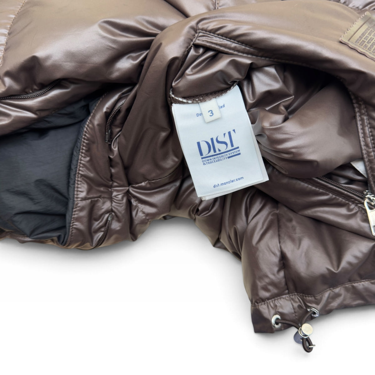 MONCLER VERONE REVERSIBLE DOWN PUFFER JACKET BROWN / BLACK 3 / M