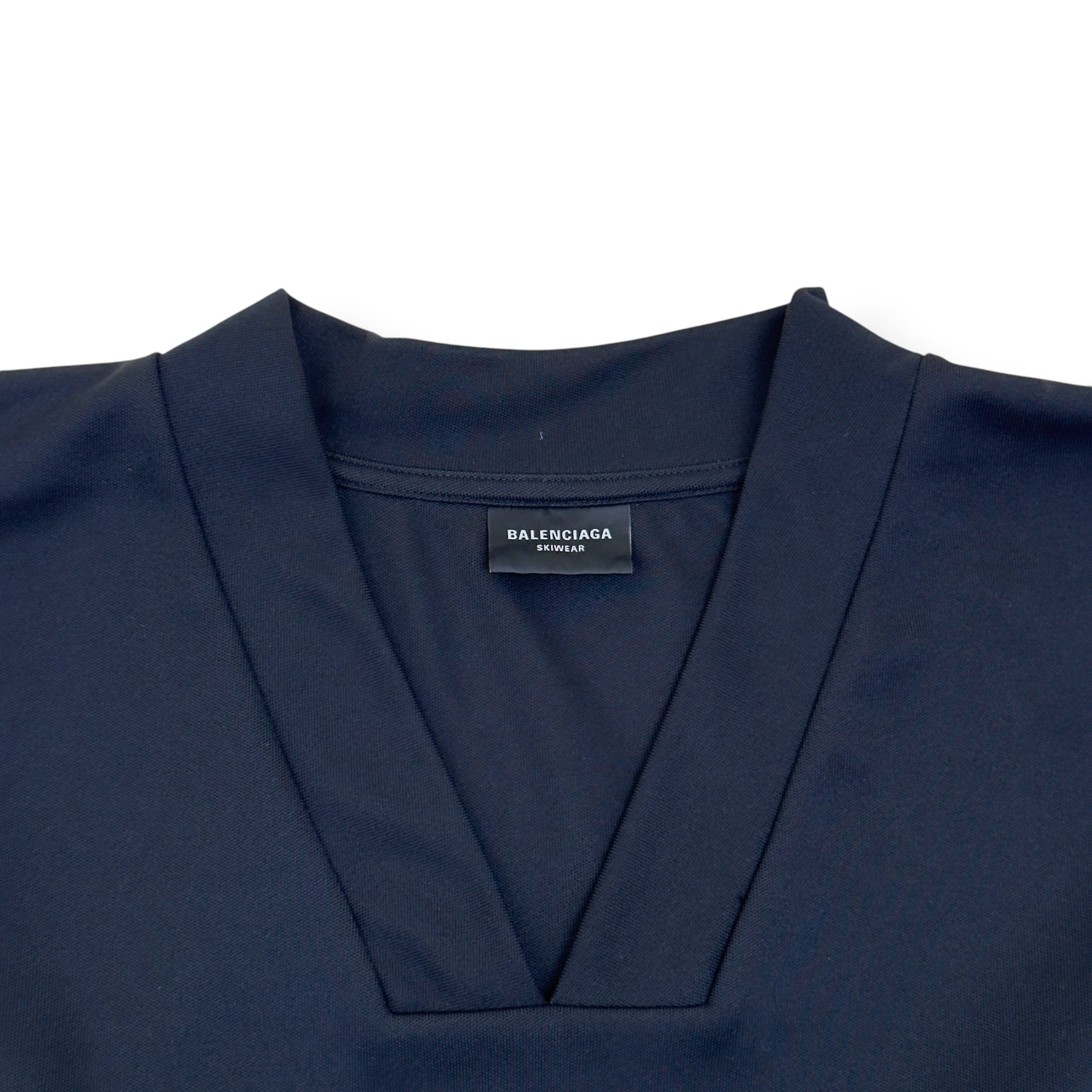 BALENCIAGA SKIWEAR OVERSIZED 3B SPORTS ICON LONG SLEEVE T-SHIRT BLACK M