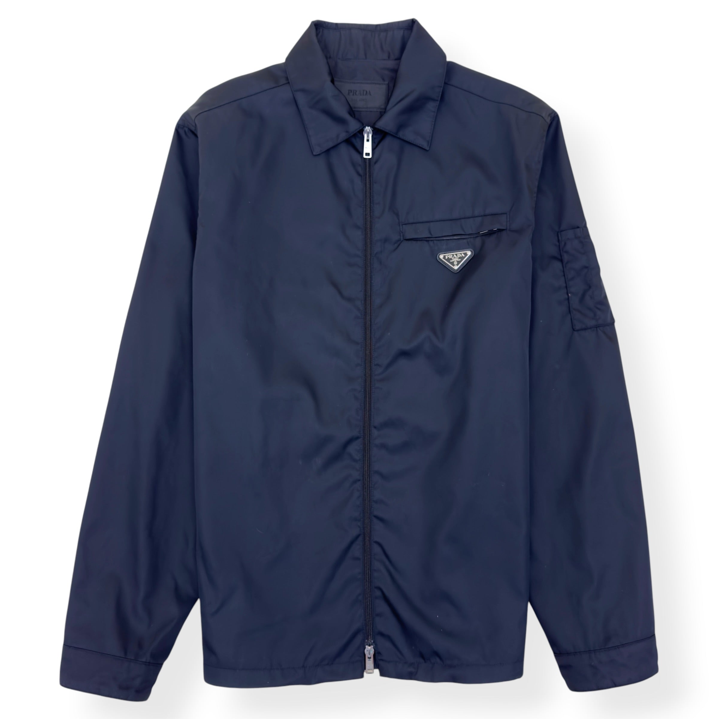 PRADA RE-NYLON BLOUSON JACKET BLACK  L