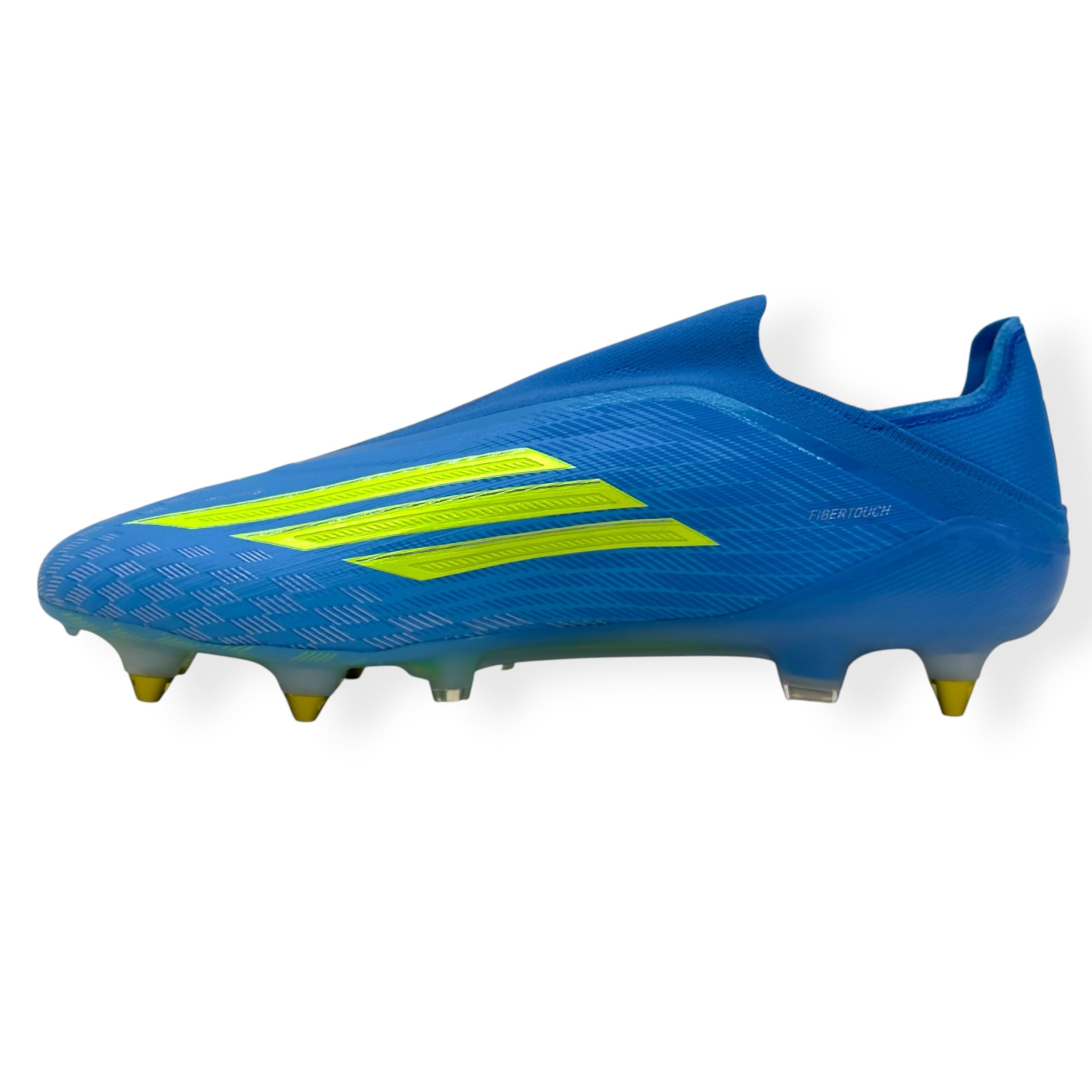 ADIDAS F50 ELITE LL SG FOOTBALL BOOTS BLUE / YELLOW UK10.5