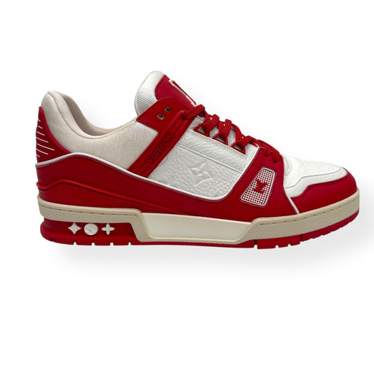 LOUIS VUITTON LV TRAINER RED UK8