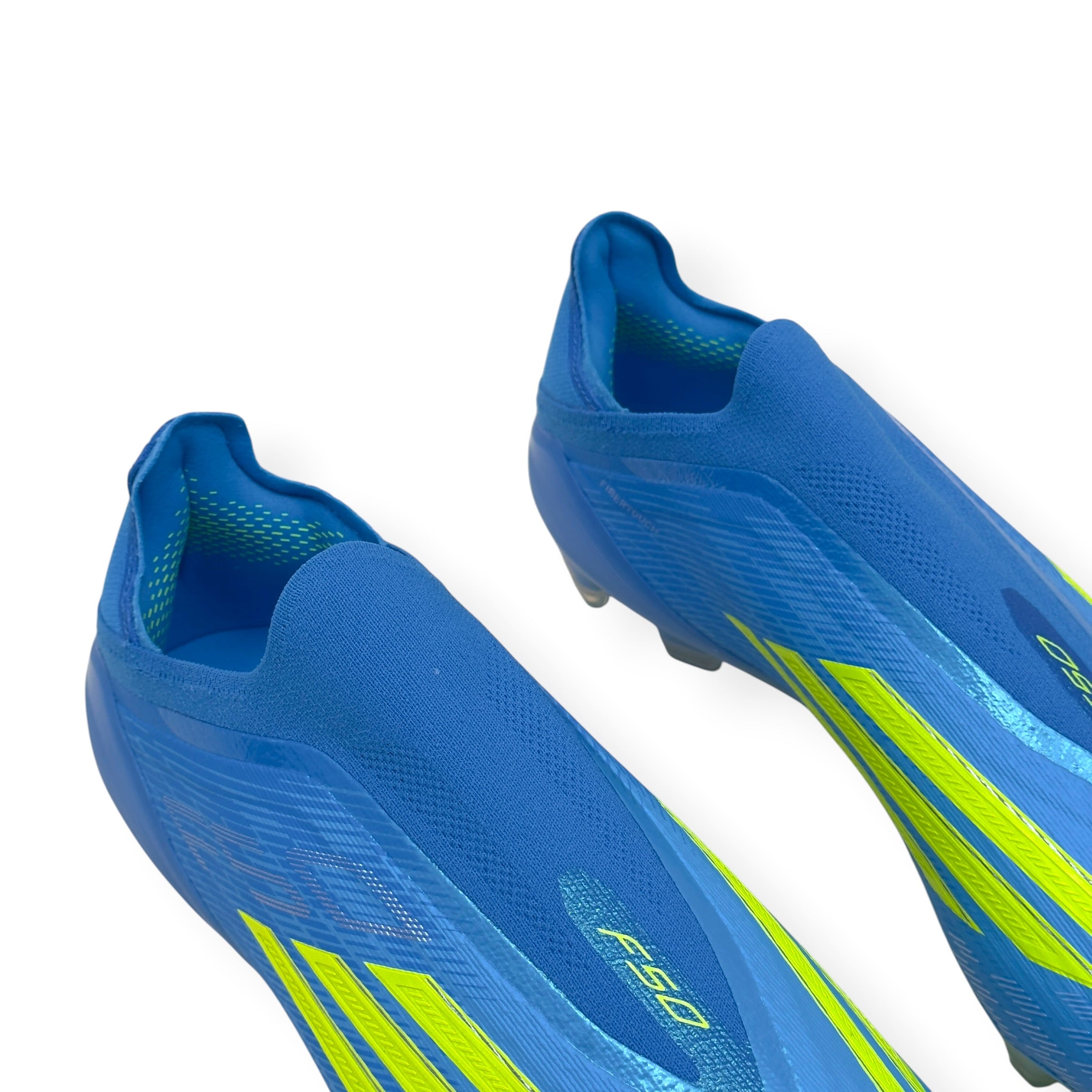 ADIDAS F50 ELITE LL FG FOOTBALL BOOTS BLUE / YELLOW UK10.5
