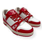 LOUIS VUITTON LV TRAINER RED UK8